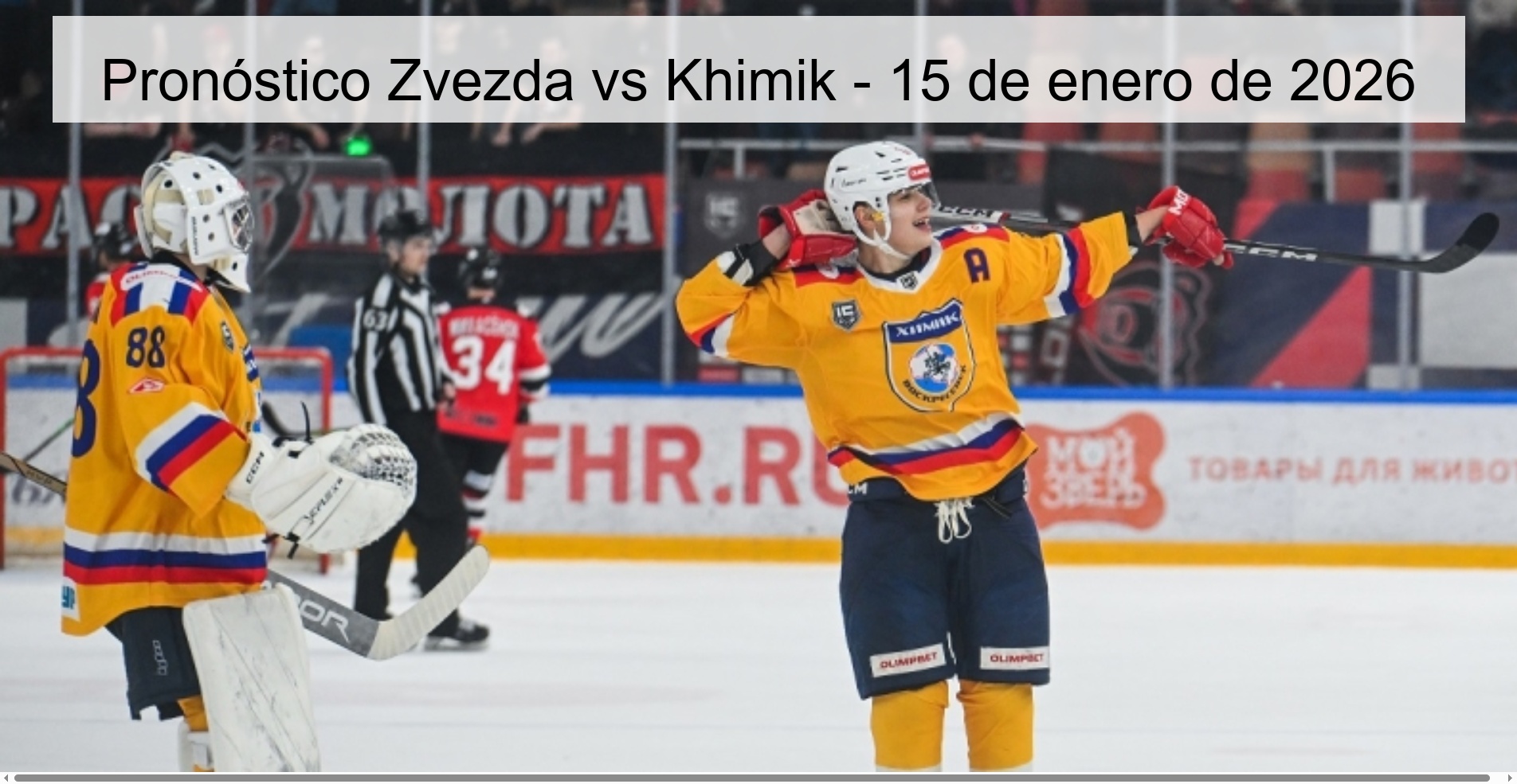 Zvezda vs Khimik Prediction – January 15, 2026