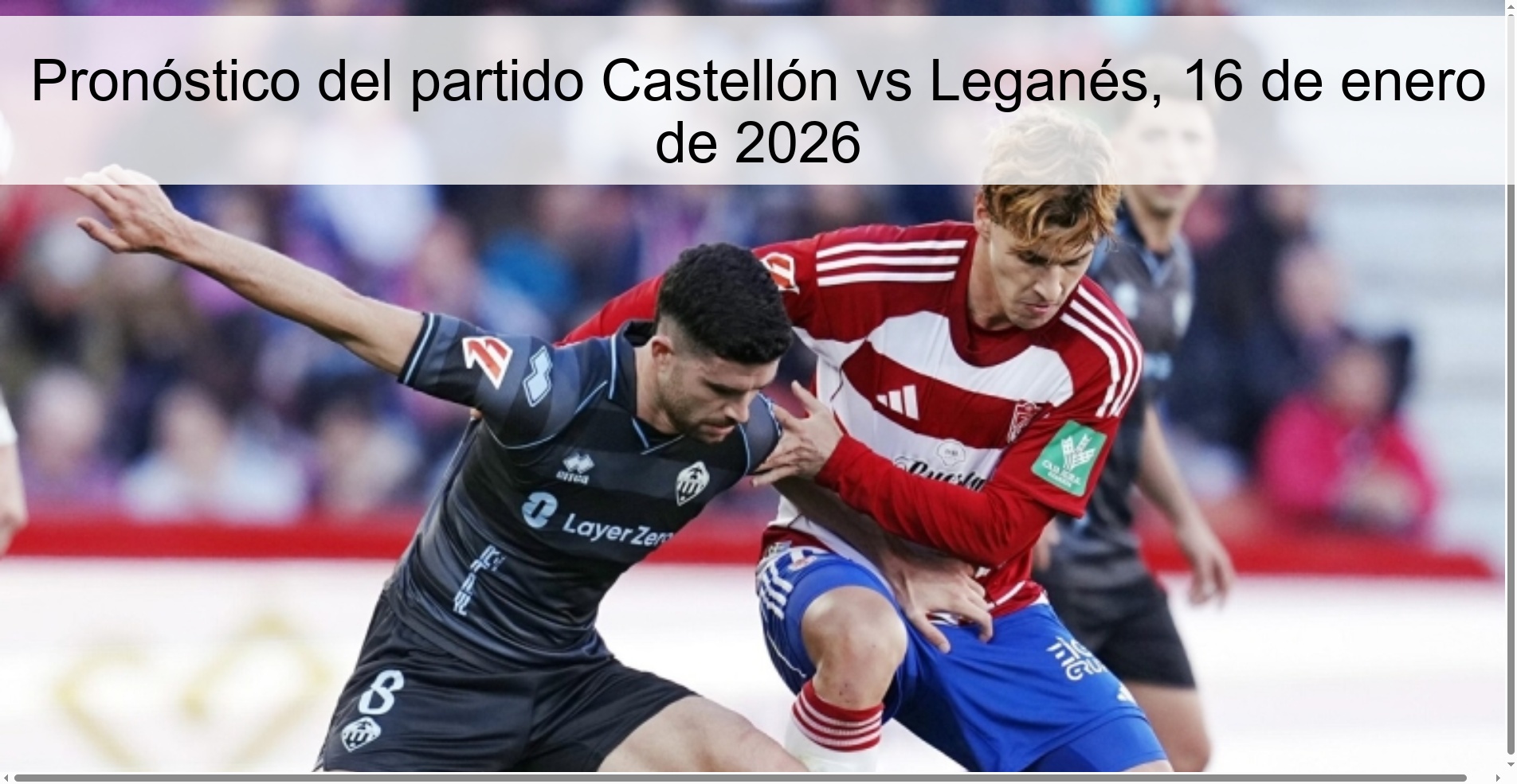 Castellón vs Leganés Prediction, January 16, 2026 Castellón vs Leganés Prediction, January 16, 2026
