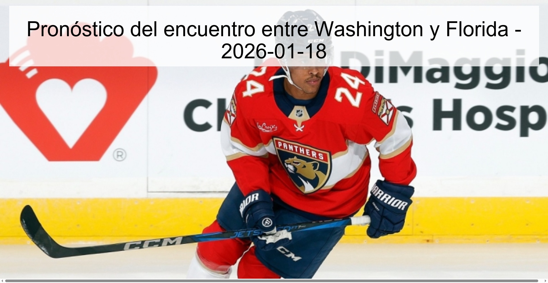 Pronóstico del encuentro entre Washington y Florida - 2026-01-18