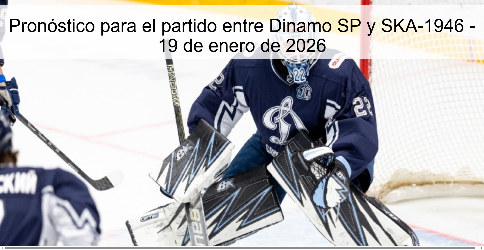 Prediction for the match between Dinamo SP and SKA-1946 - January 19, 2026