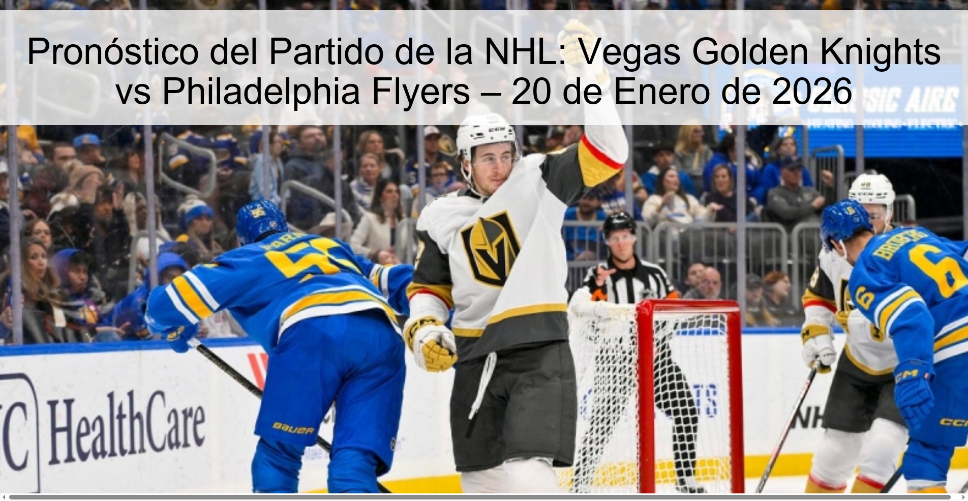 NHL Game Prediction: Vegas Golden Knights vs Philadelphia Flyers – January 20, 2026