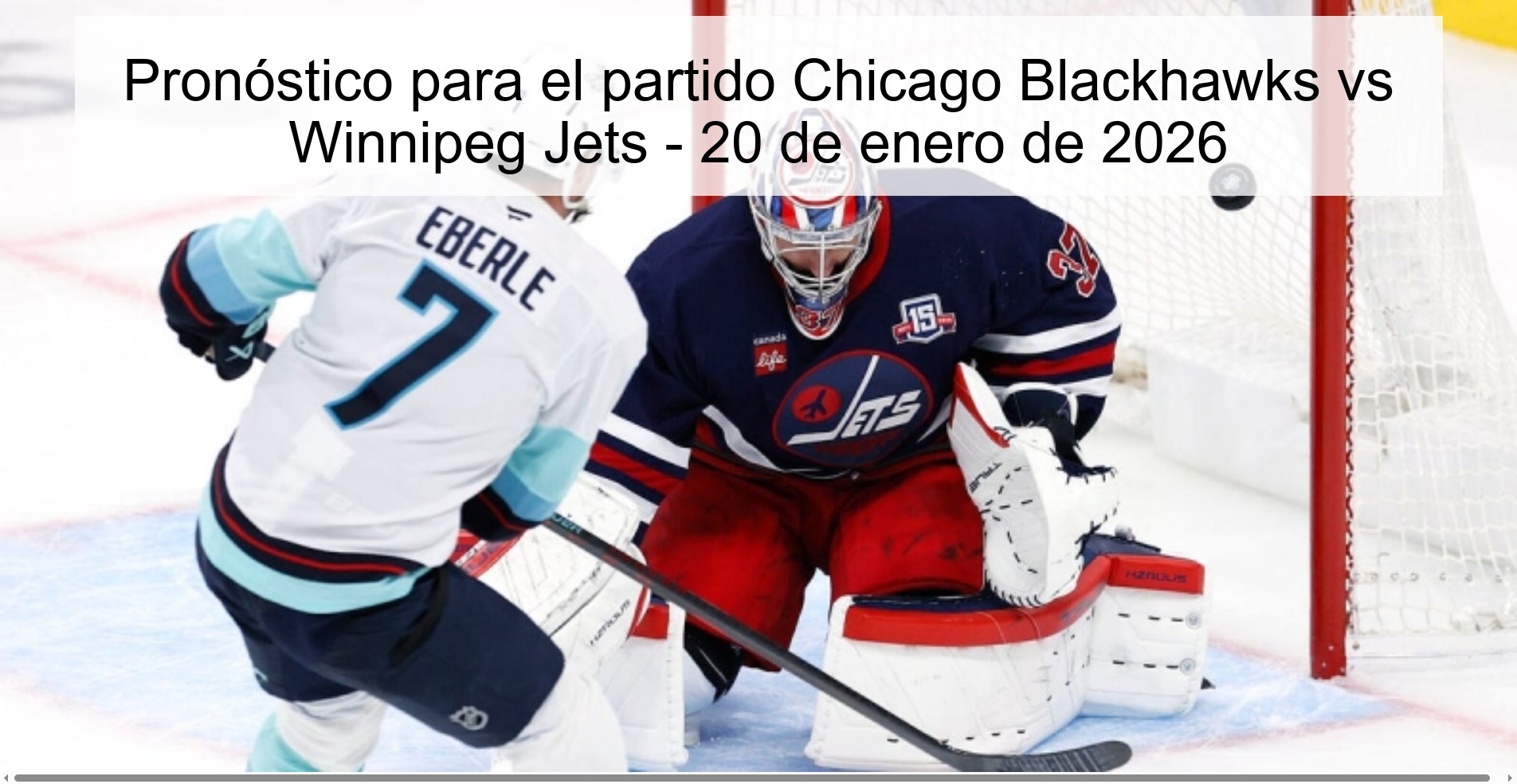 Prediction for the match Chicago Blackhawks vs Winnipeg Jets - January 20, 2026