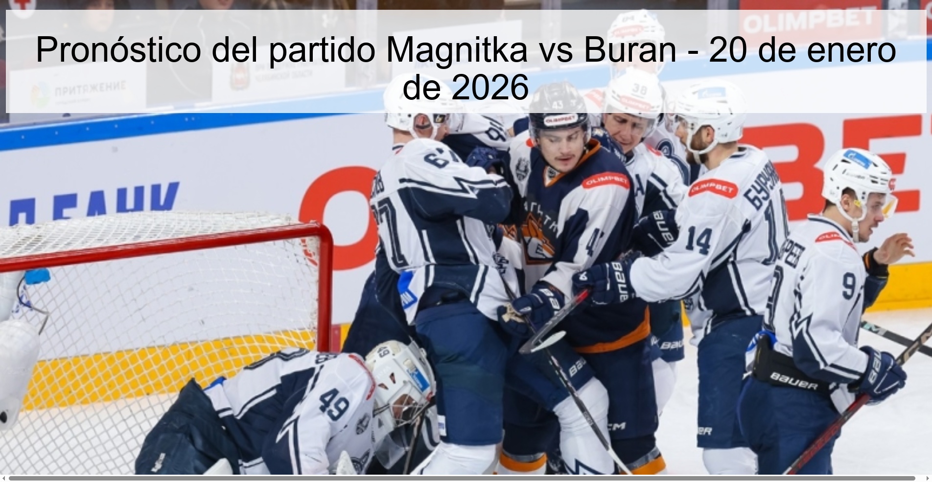 Magnitka vs Buran Prediction – January 20, 2026