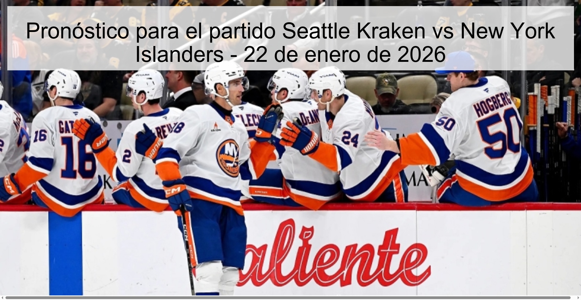 Prediction for the match Seattle Kraken vs New York Islanders - January 22, 2026