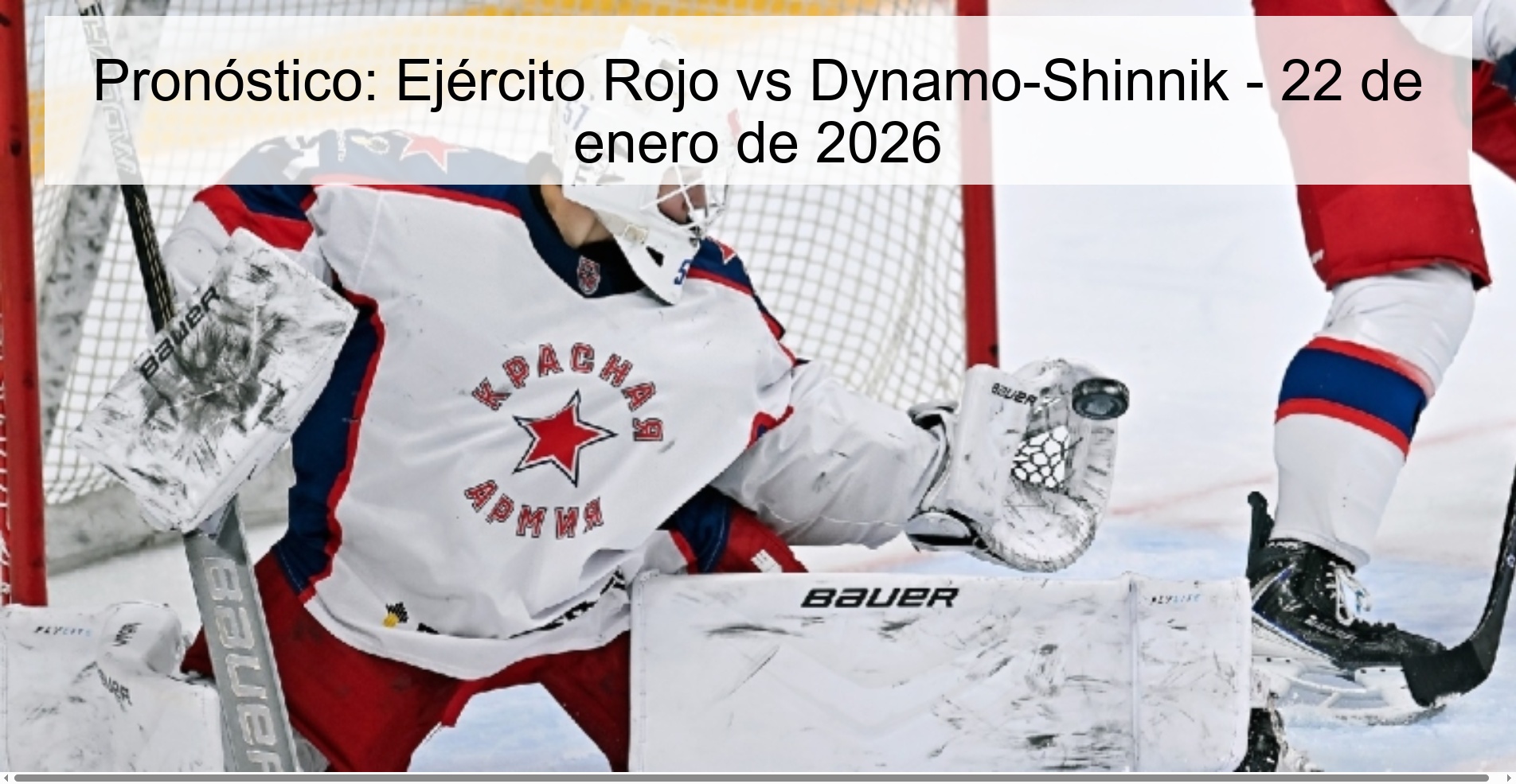 Pronóstico: Ejército Rojo vs Dynamo-Shinnik - 22 de enero de 2026