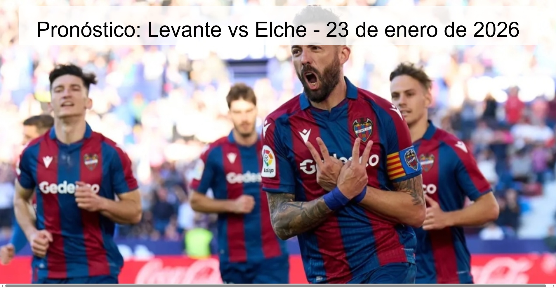 Pronóstico: Levante vs Elche - 23 de enero de 2026
