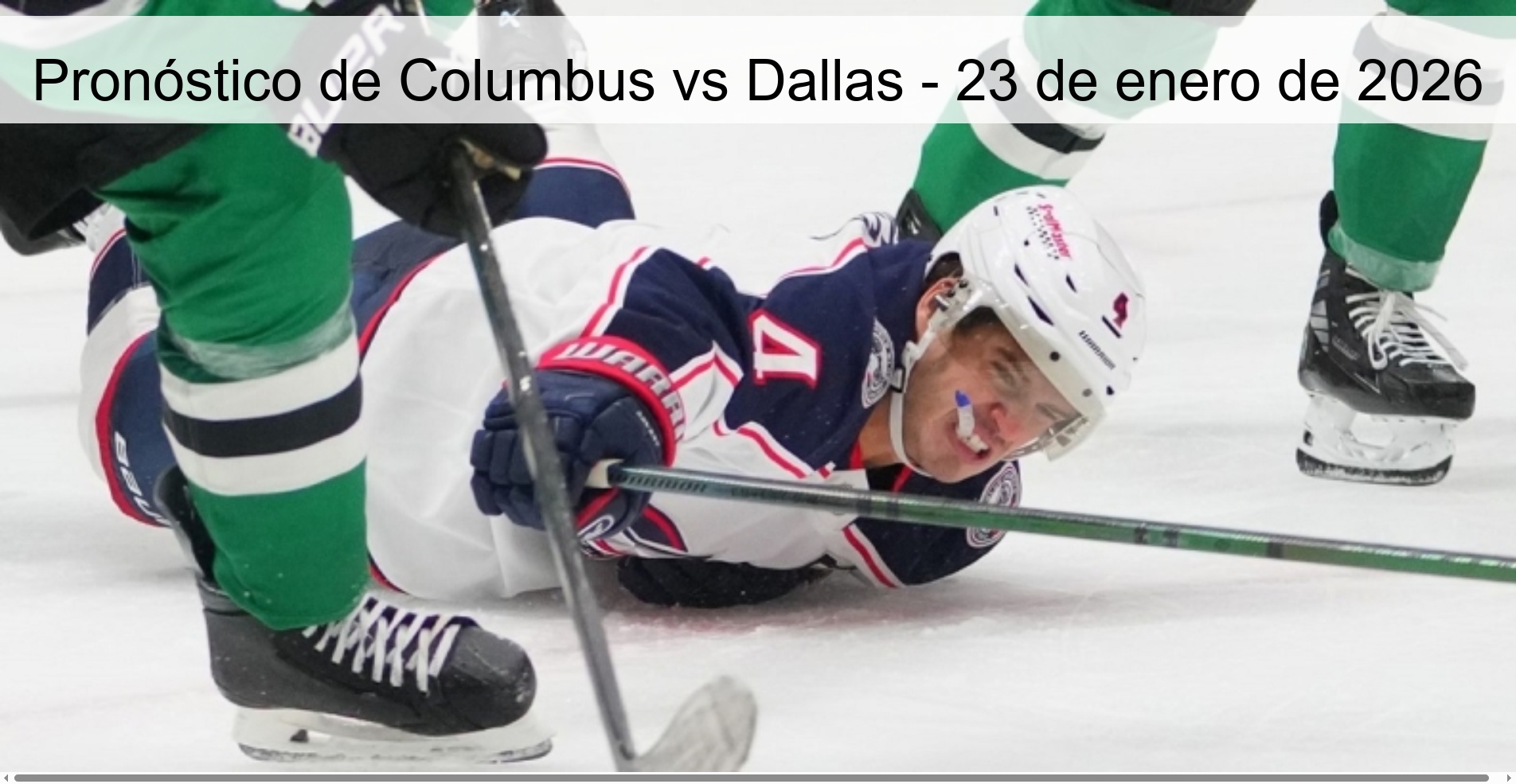 Pronóstico de Columbus vs Dallas - 23 de enero de 2026