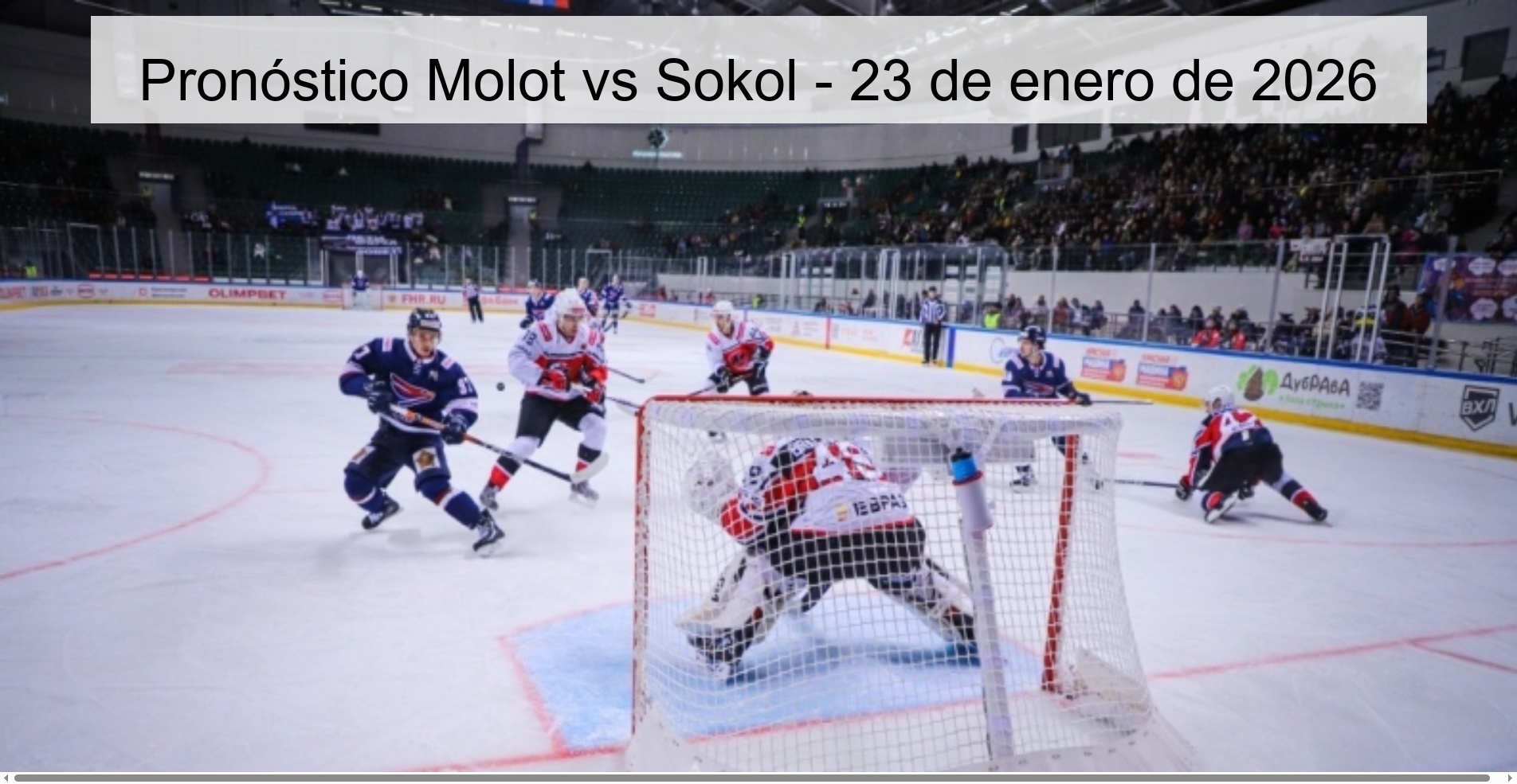 Molot vs Sokol Prediction – January 23, 2026
