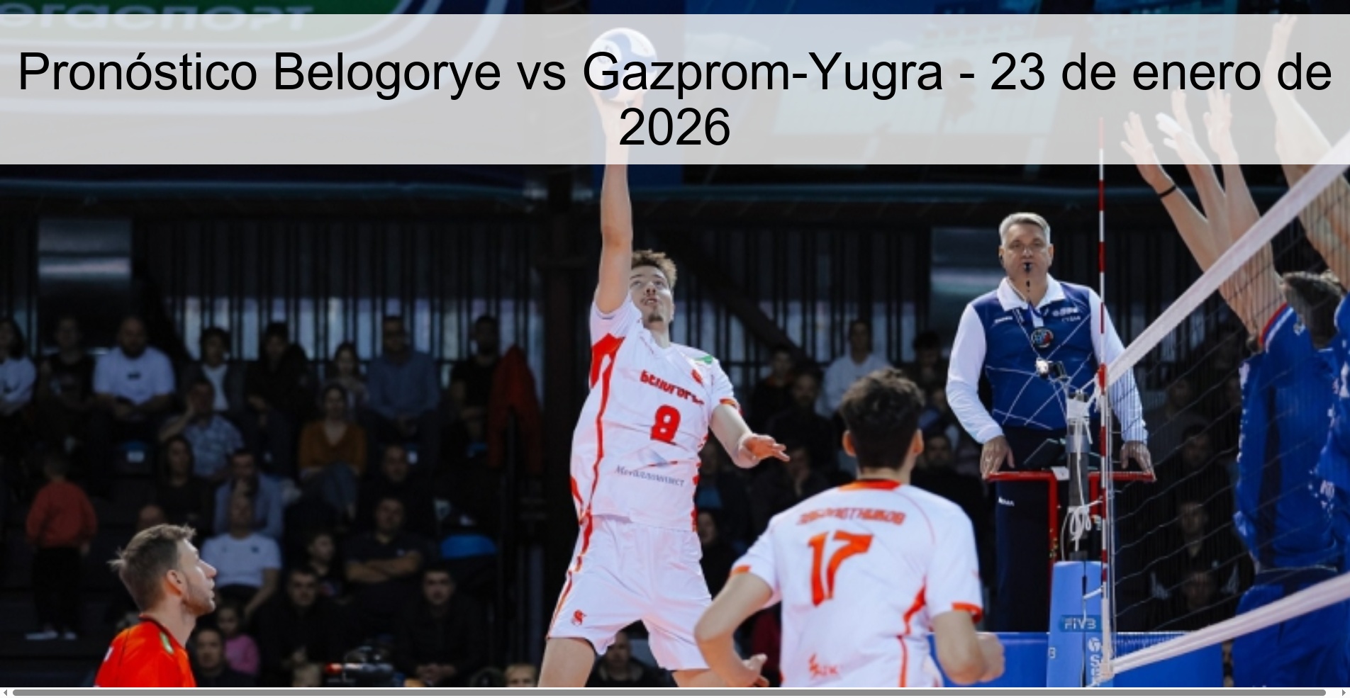 Belogorye vs Gazprom-Yugra Prediction – January 23, 2026