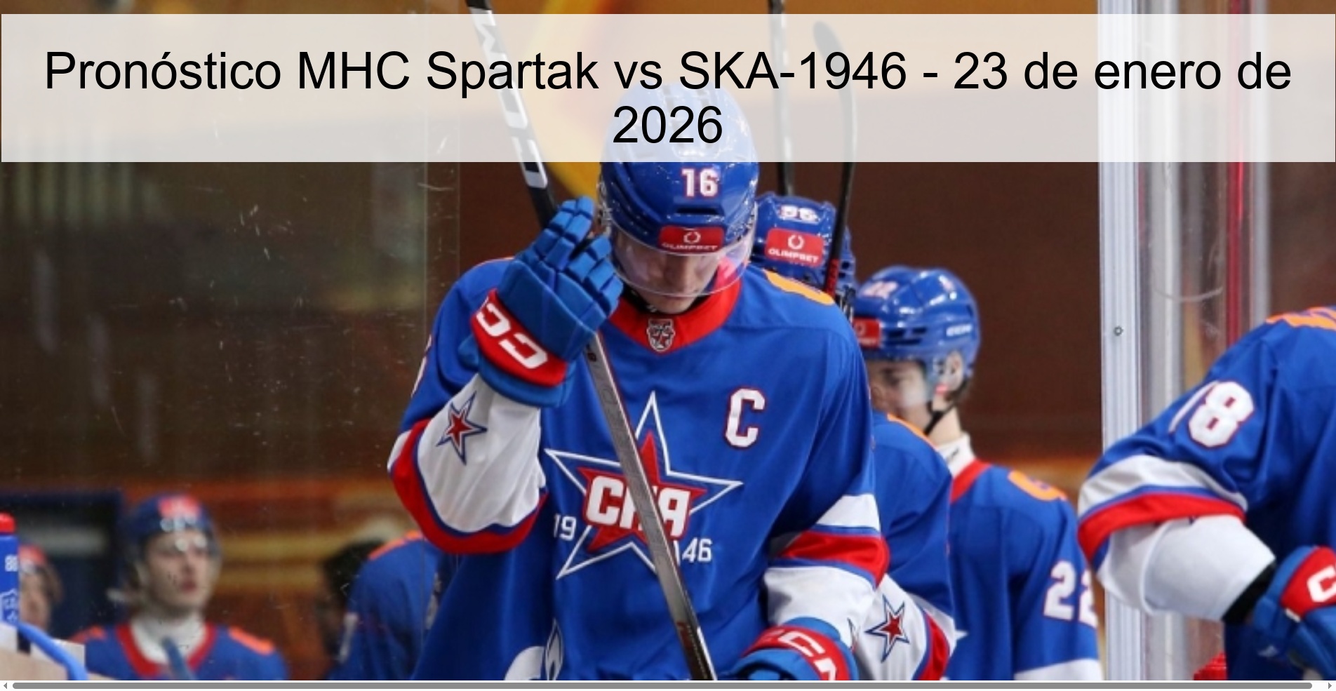 MHC Spartak vs SKA-1946 Prediction – January 23, 2026