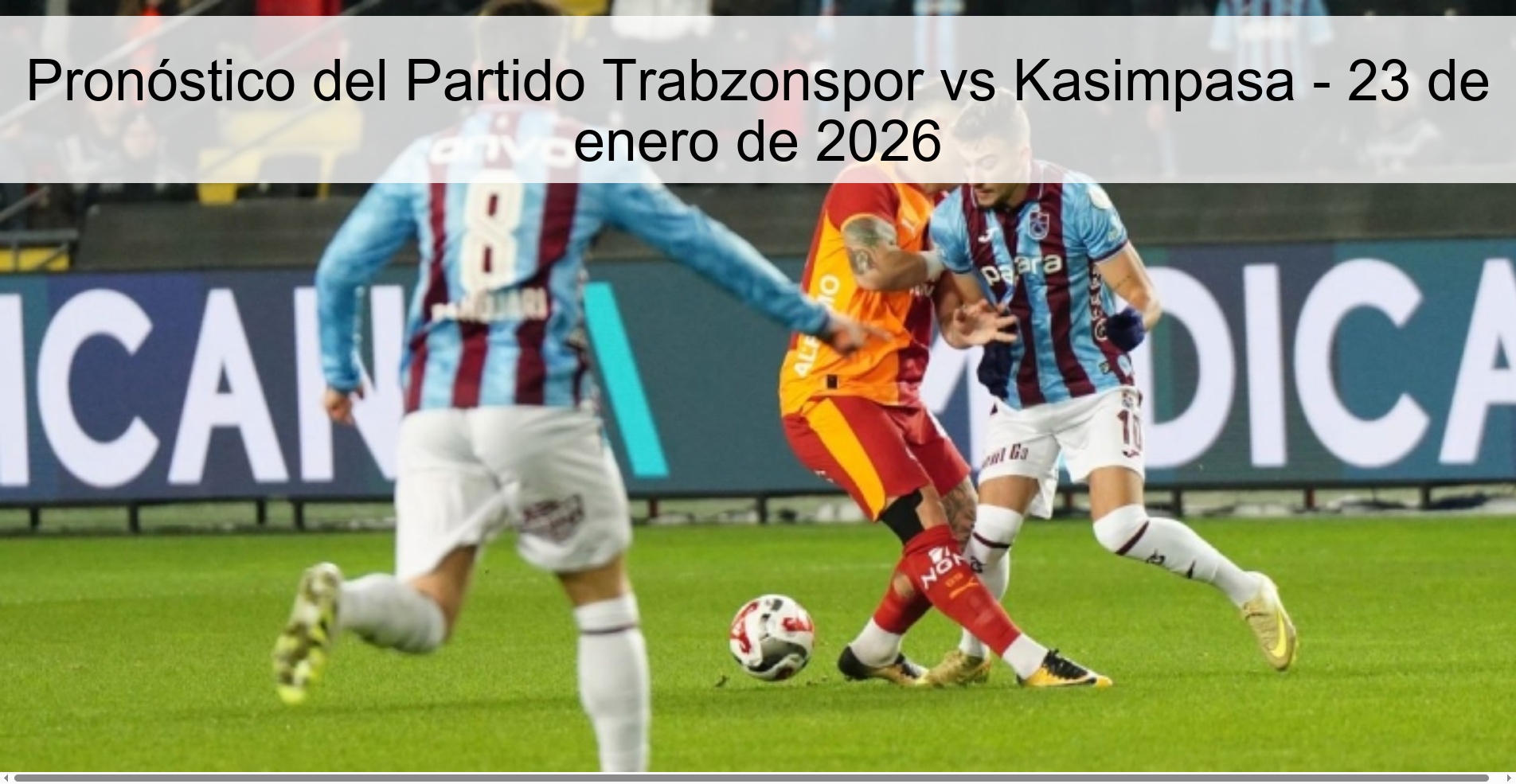 Trabzonspor vs Kasimpasa Match Prediction – January 23, 2026