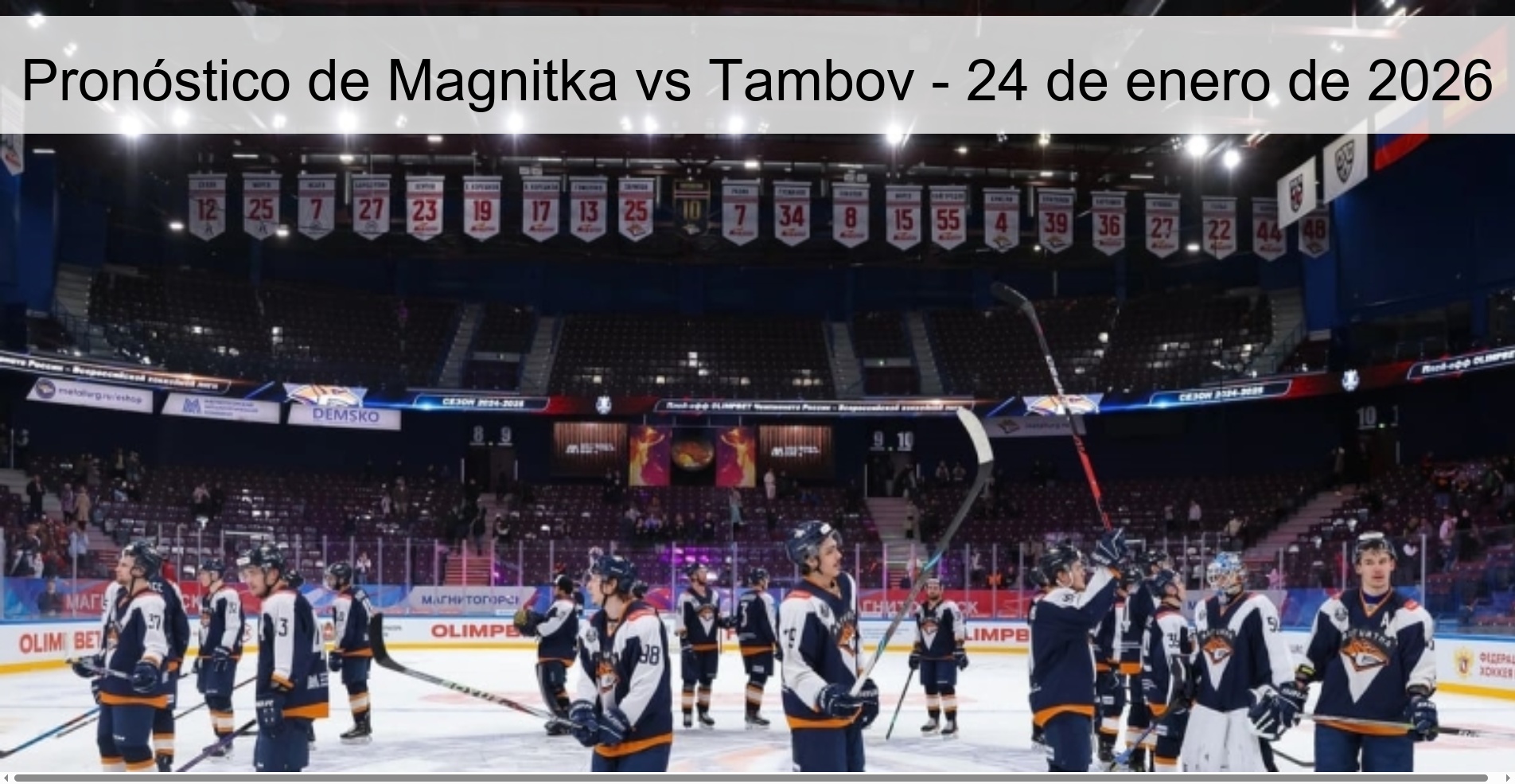 Magnitka vs Tambov Prediction – January 24, 2026