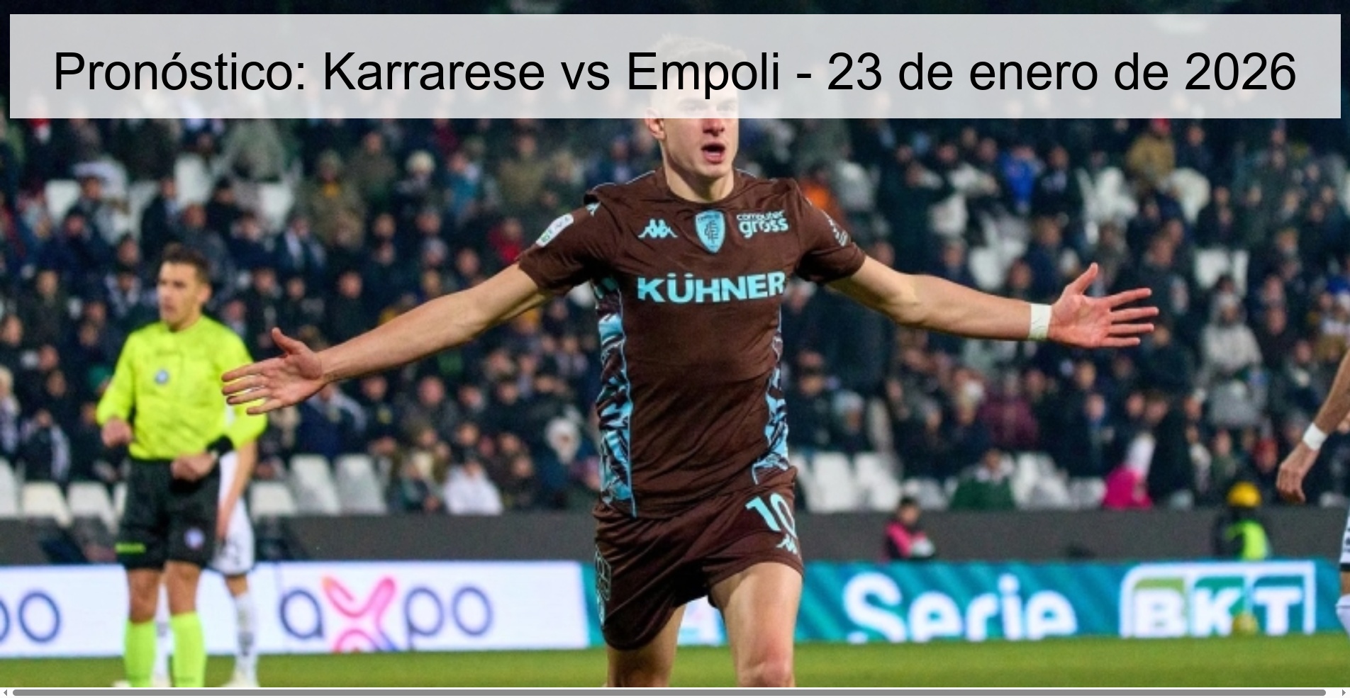 Prediction: Karrarese vs Empoli – January 23, 2026