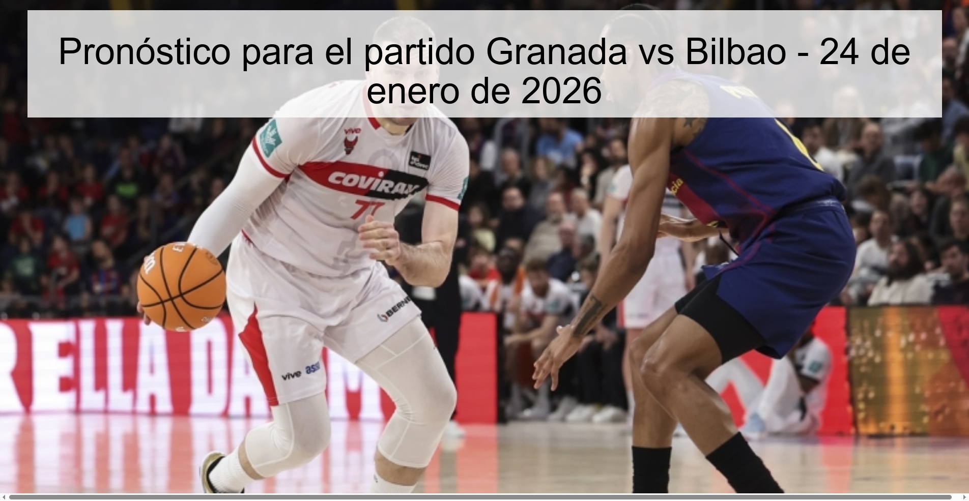 Prediction for the Granada vs Bilbao match - January 24, 2026