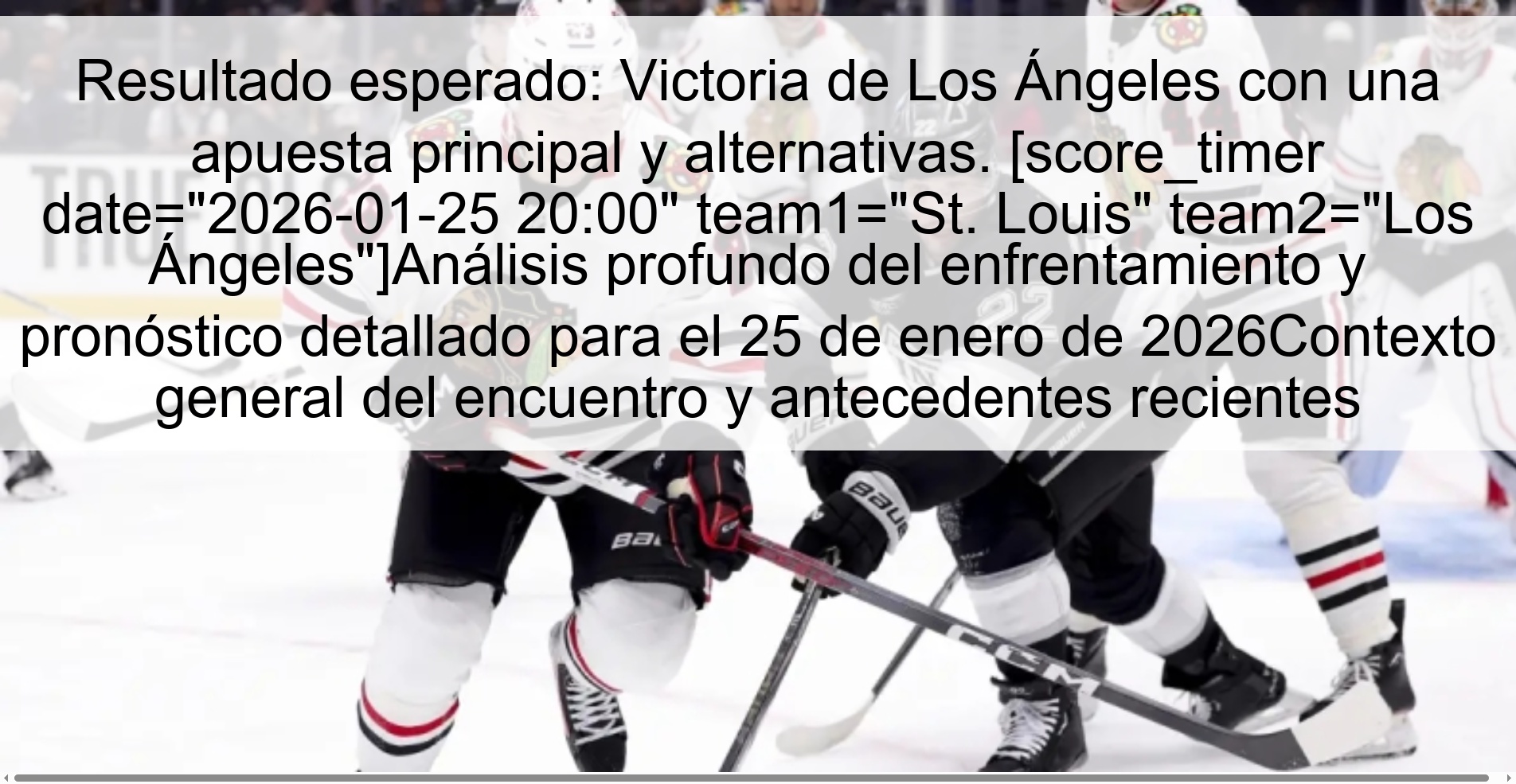 Resultado esperado: Victoria de Los Ángeles con una apuesta principal y alternativas. [score_timer date=