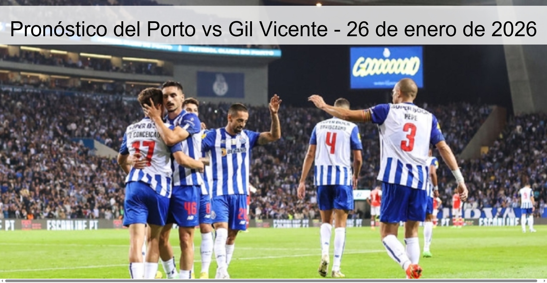 Porto vs Gil Vicente Prediction - January 26, 2026