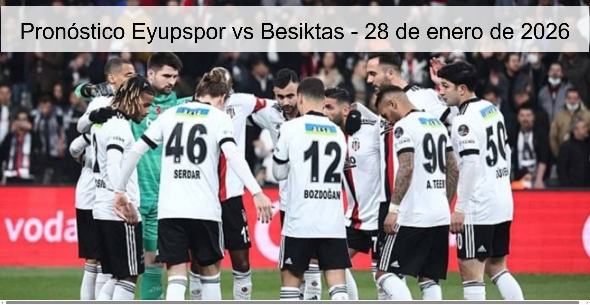 Eyupspor vs Besiktas Prediction – January 28, 2026 Eyupspor vs Besiktas Prediction – January 28, 2026