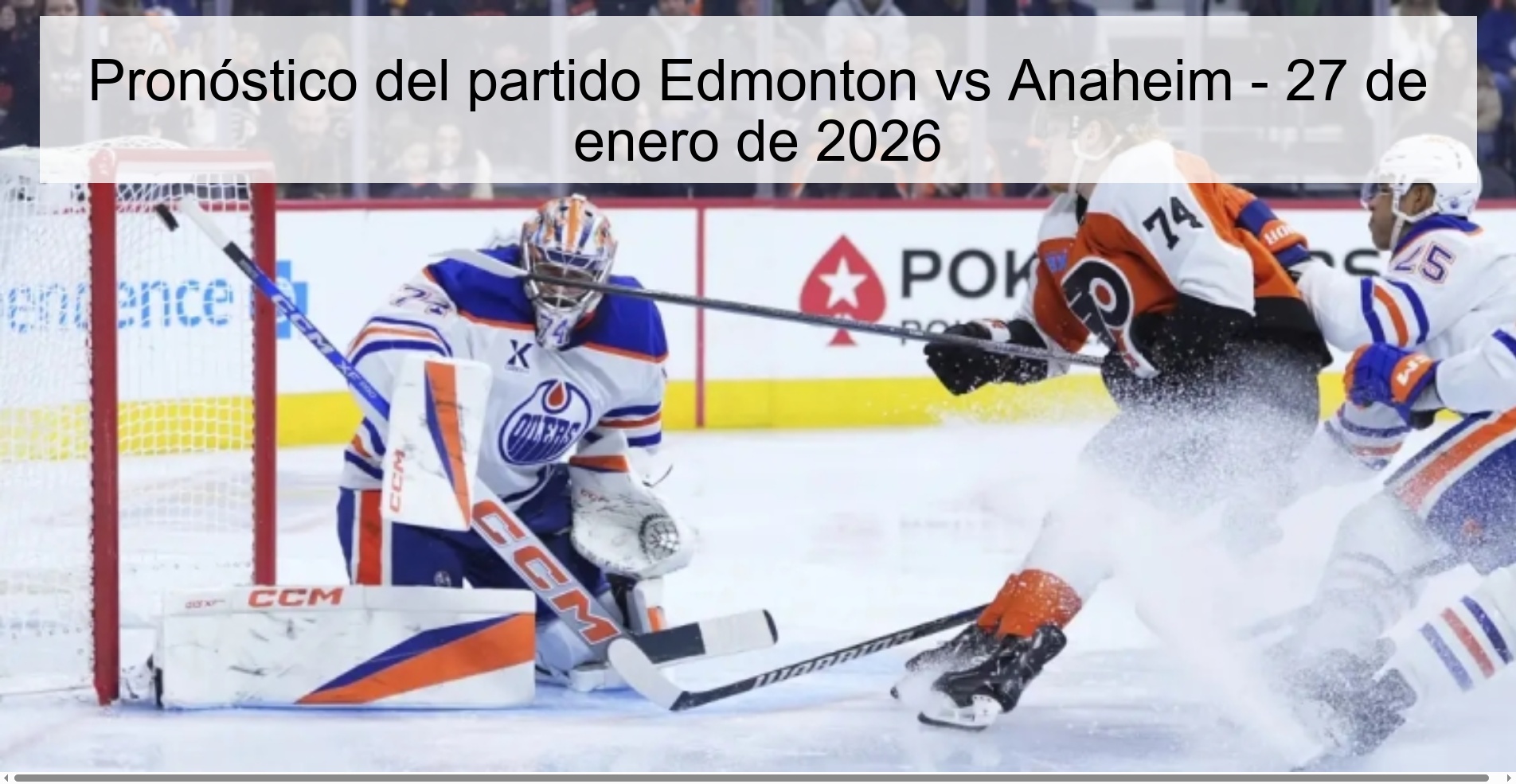 Edmonton vs Anaheim Prediction – January 27, 2026