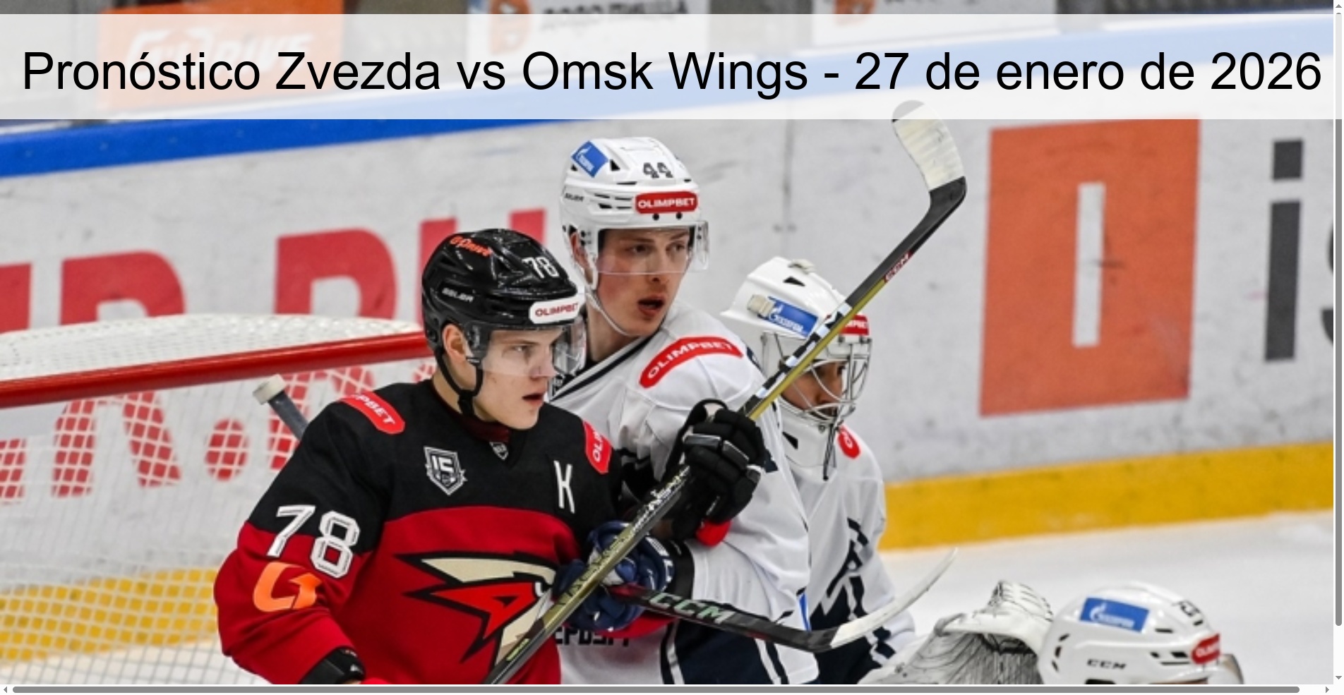 Zvezda vs Omsk Wings Prediction – January 27, 2026 Zvezda vs Omsk Wings Prediction – January 27, 2026