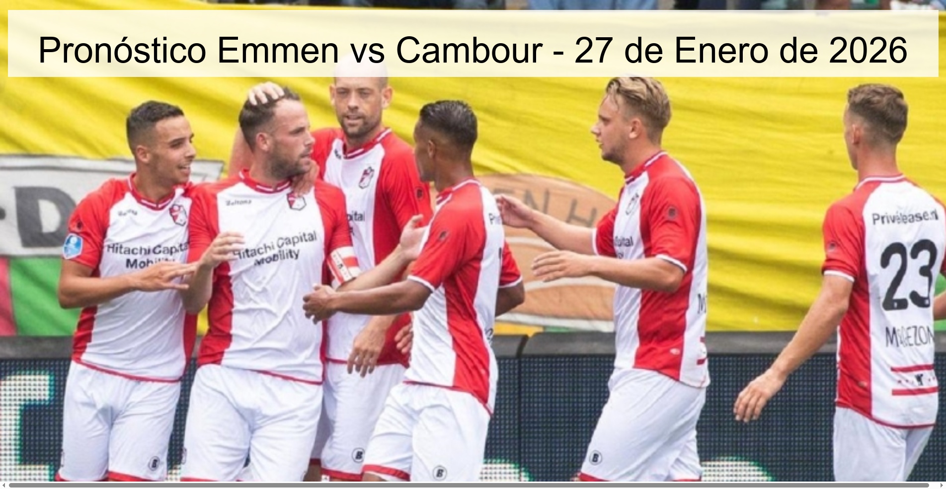 Emmen vs Cambour Prediction - January 27, 2026