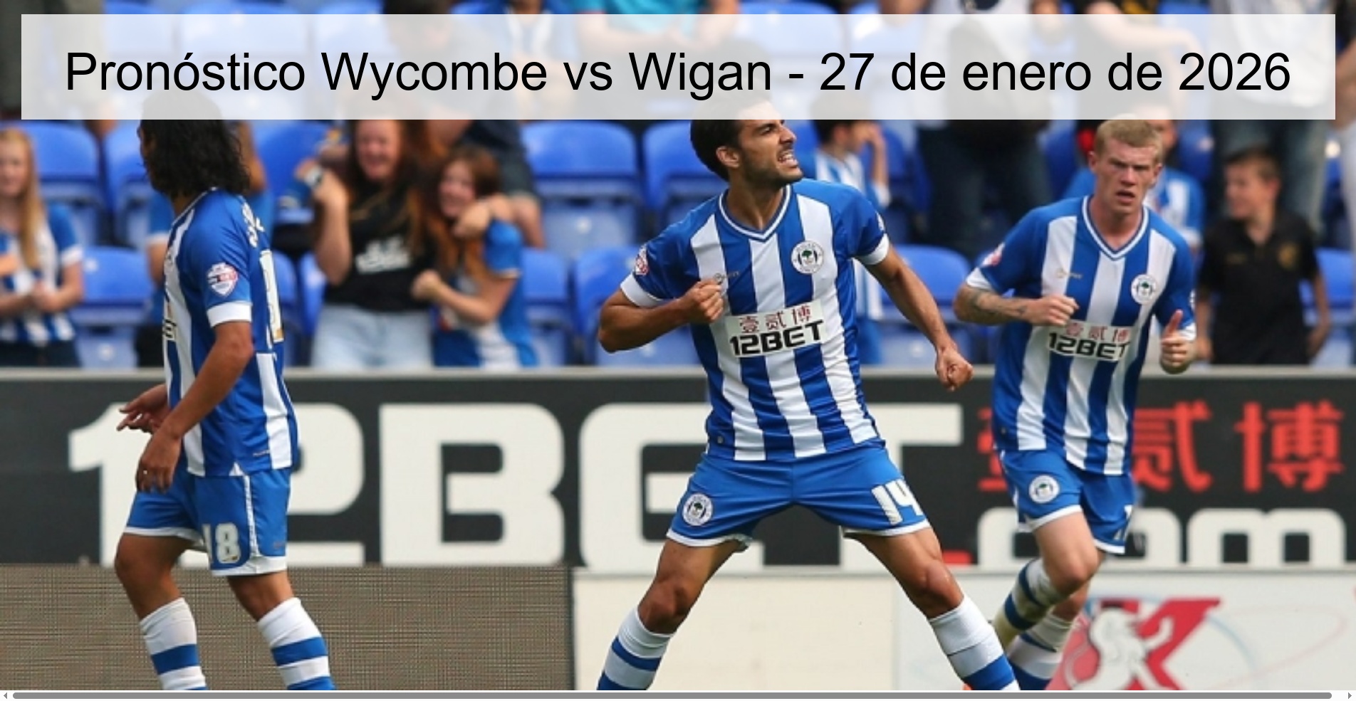 Wycombe vs Wigan Prediction – January 27, 2026