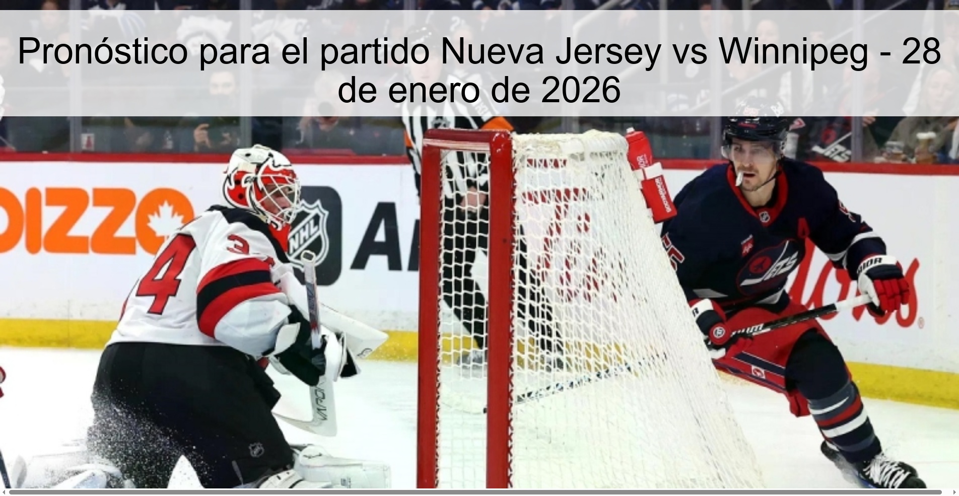 Prediction for the match New Jersey vs Winnipeg - January 28, 2026
