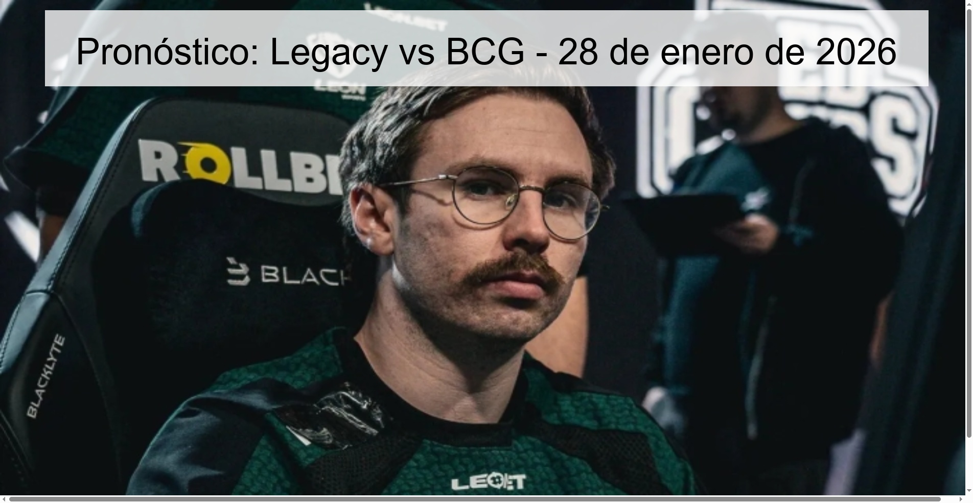 Prediction: Legacy vs BCG – January 28, 2026