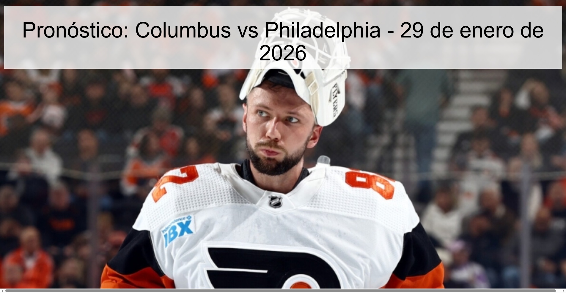 Prediction: Columbus vs Philadelphia - January 29, 2026