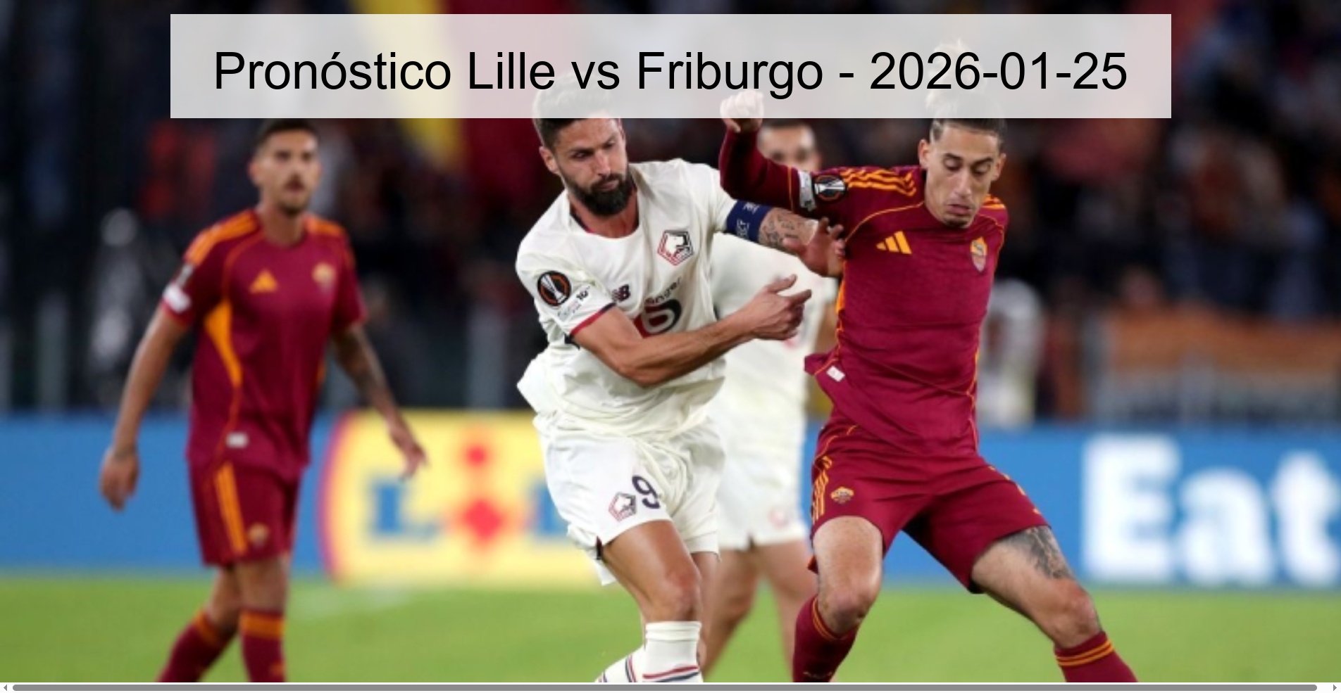 Lille vs Freiburg Prediction - 2026-01-25