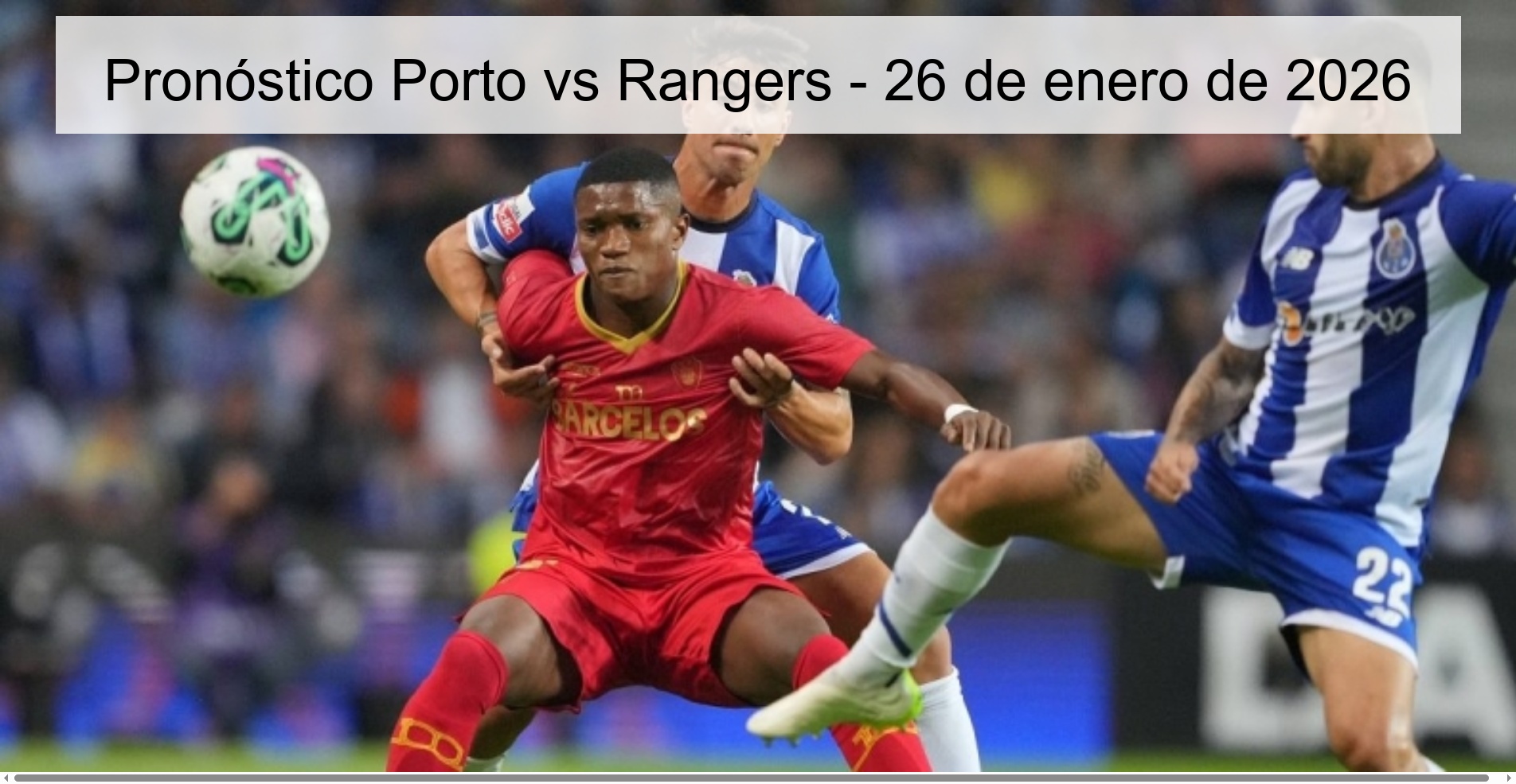 Porto vs Rangers Prediction – January 26, 2026