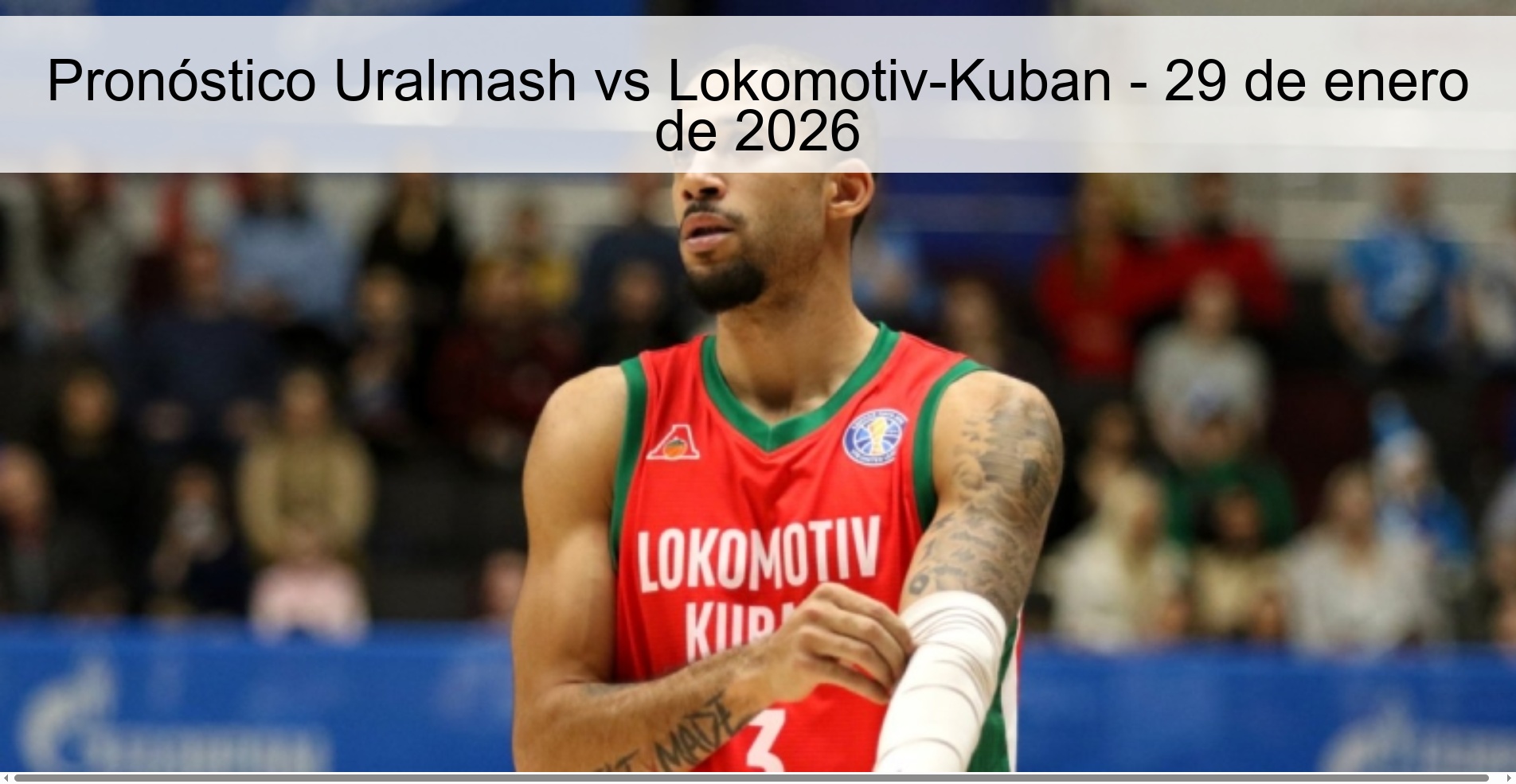 Pronóstico Uralmash vs Lokomotiv-Kuban - 29 de enero de 2026