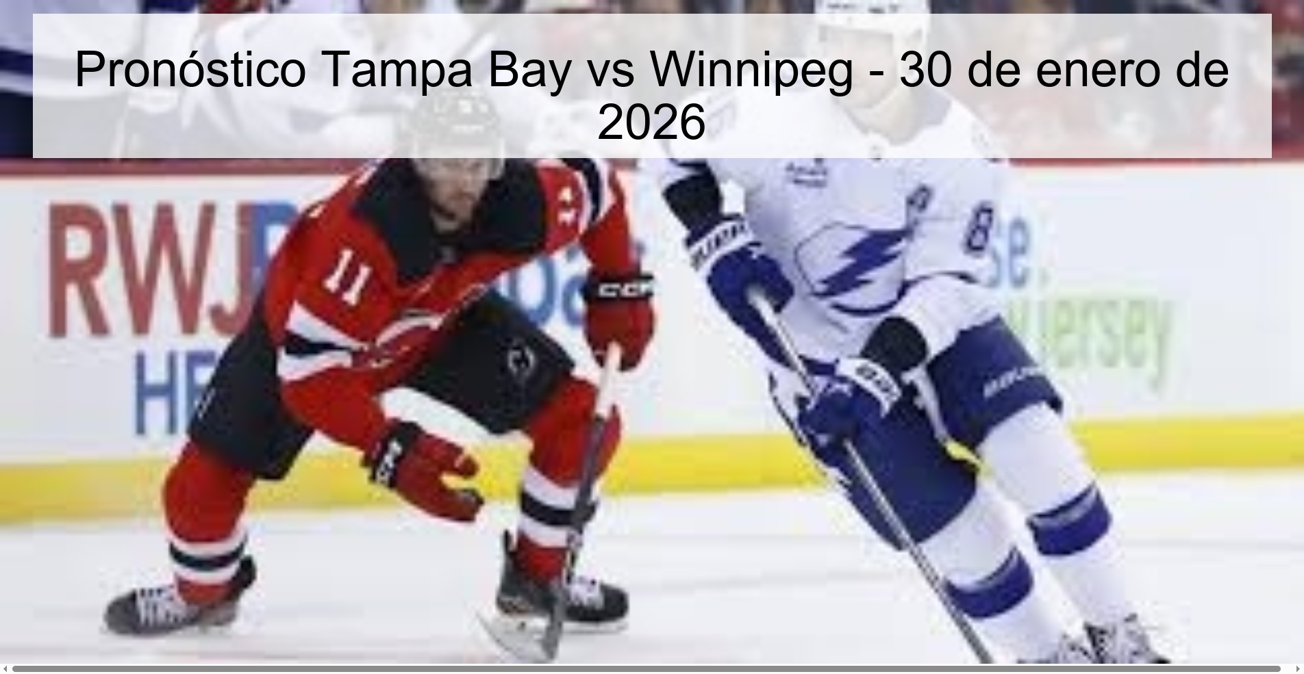 Tampa Bay vs Winnipeg Prediction – January 30, 2026