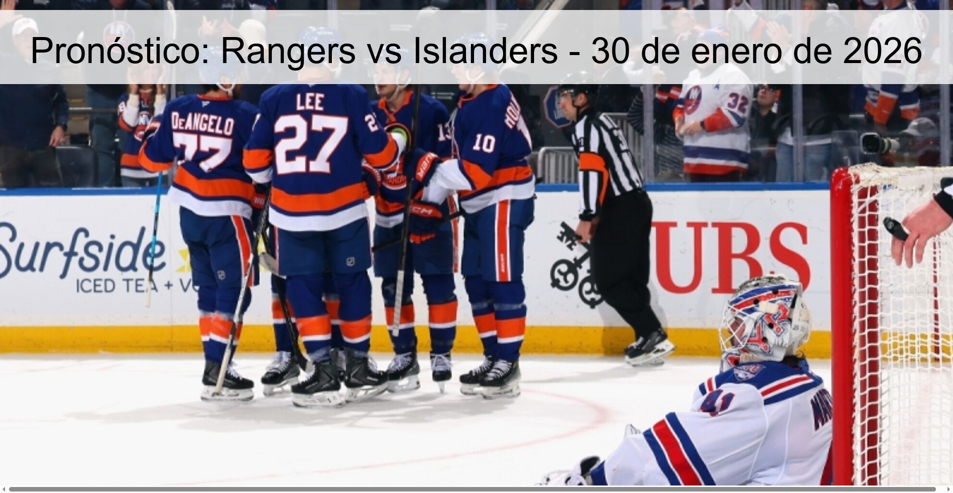 Prediction: Rangers vs Islanders – January 30, 2026