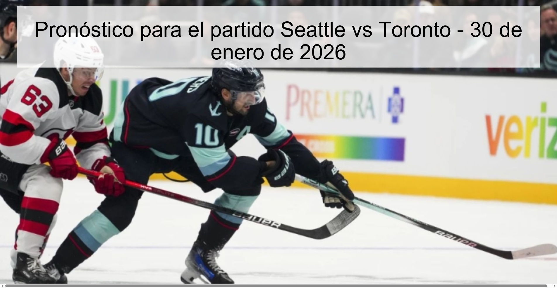 Prediction for the match Seattle vs Toronto - January 30, 2026