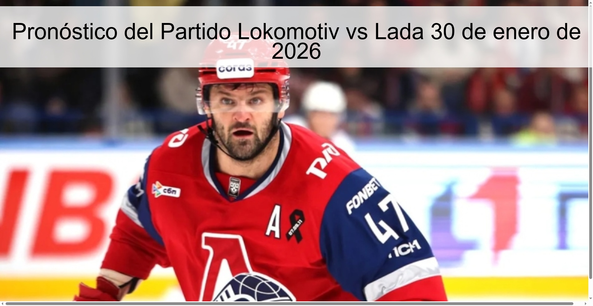 Lokomotiv vs Lada Match Prediction January 30, 2026