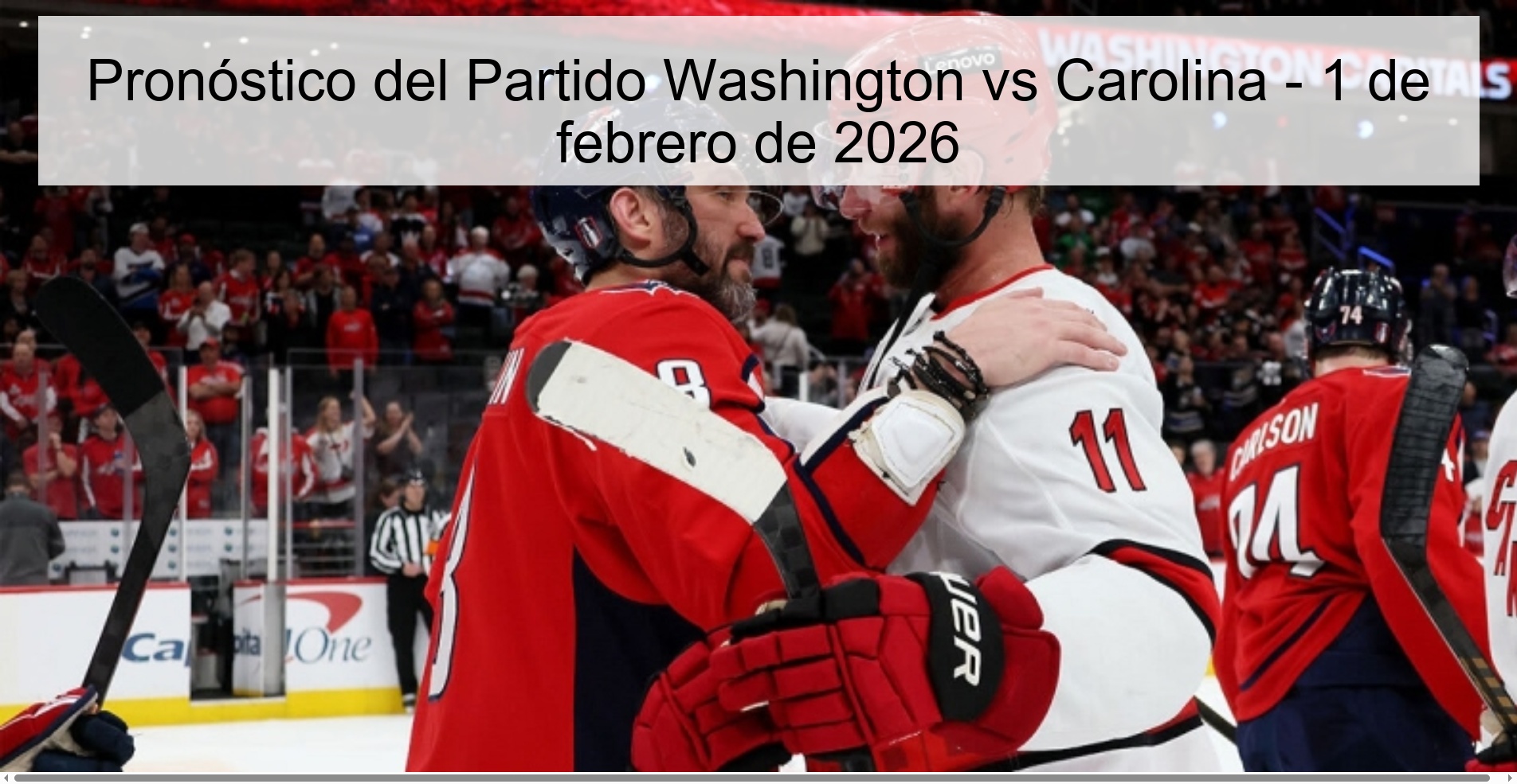 Washington vs Carolina Match Prediction - February 1, 2026