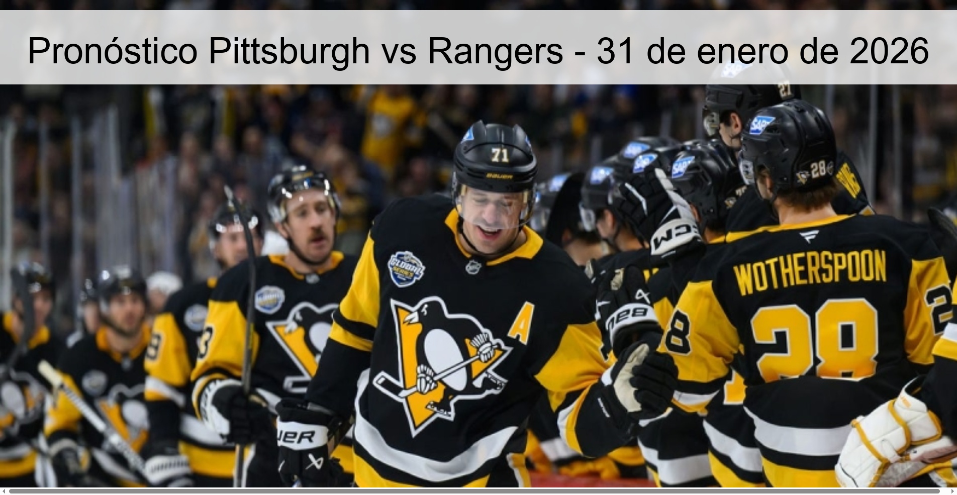 Pittsburgh vs Rangers Prediction – January 31, 2026 Pittsburgh vs Rangers Prediction – January 31, 2026