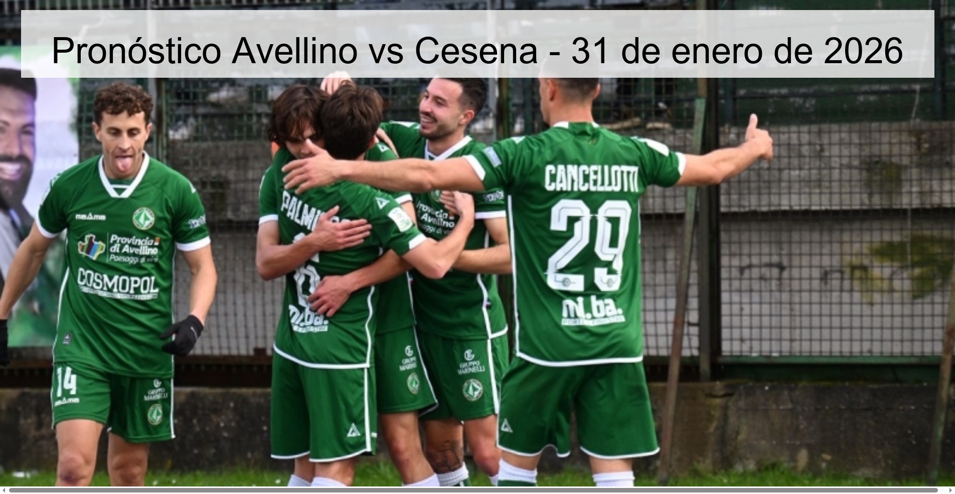 Avellino vs Cesena Prediction – January 31, 2026