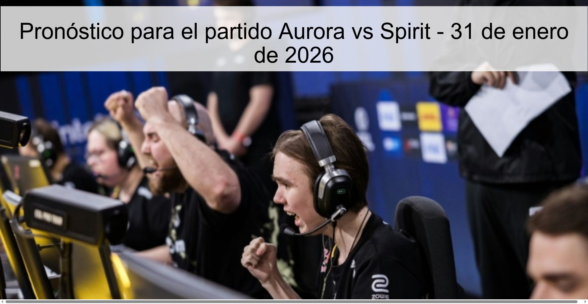 Prediction for the Aurora vs Spirit match – January 31, 2026