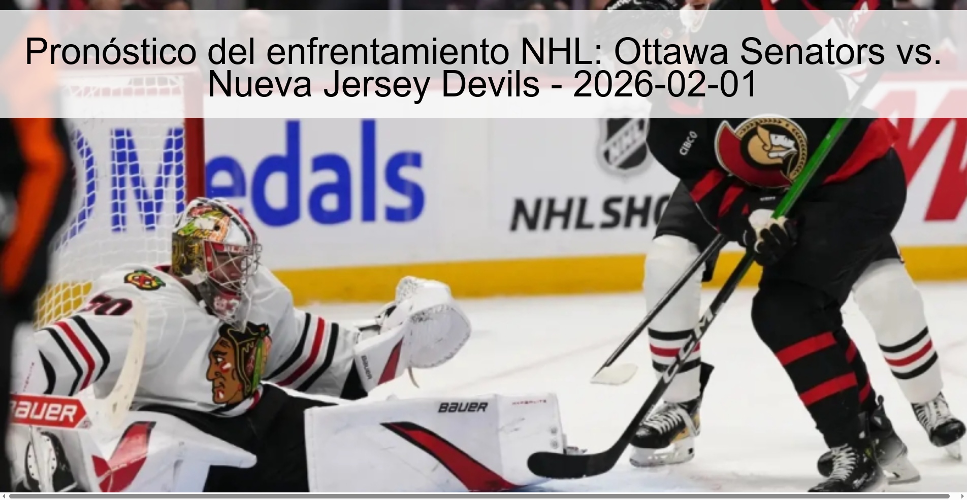 NHL Matchup Prediction: Ottawa Senators vs. New Jersey Devils - 2026-02-01