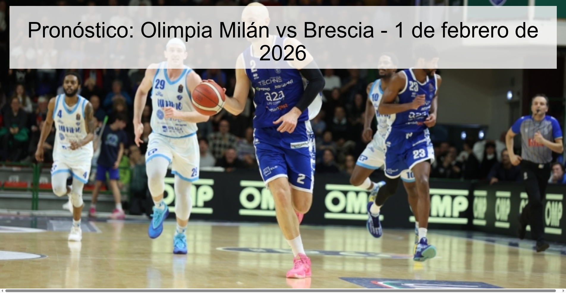 Prediction: Olimpia Milan vs Brescia - February 1, 2026