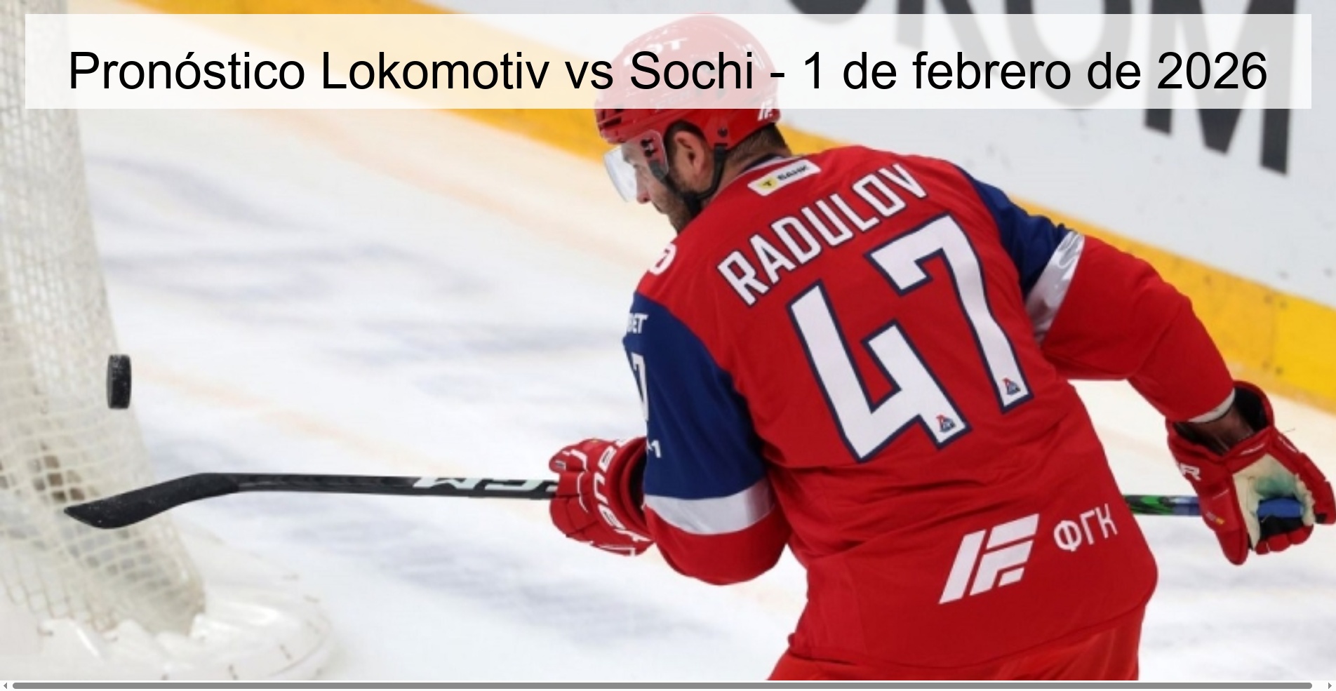 Pronóstico Lokomotiv vs Sochi - 1 de febrero de 2026