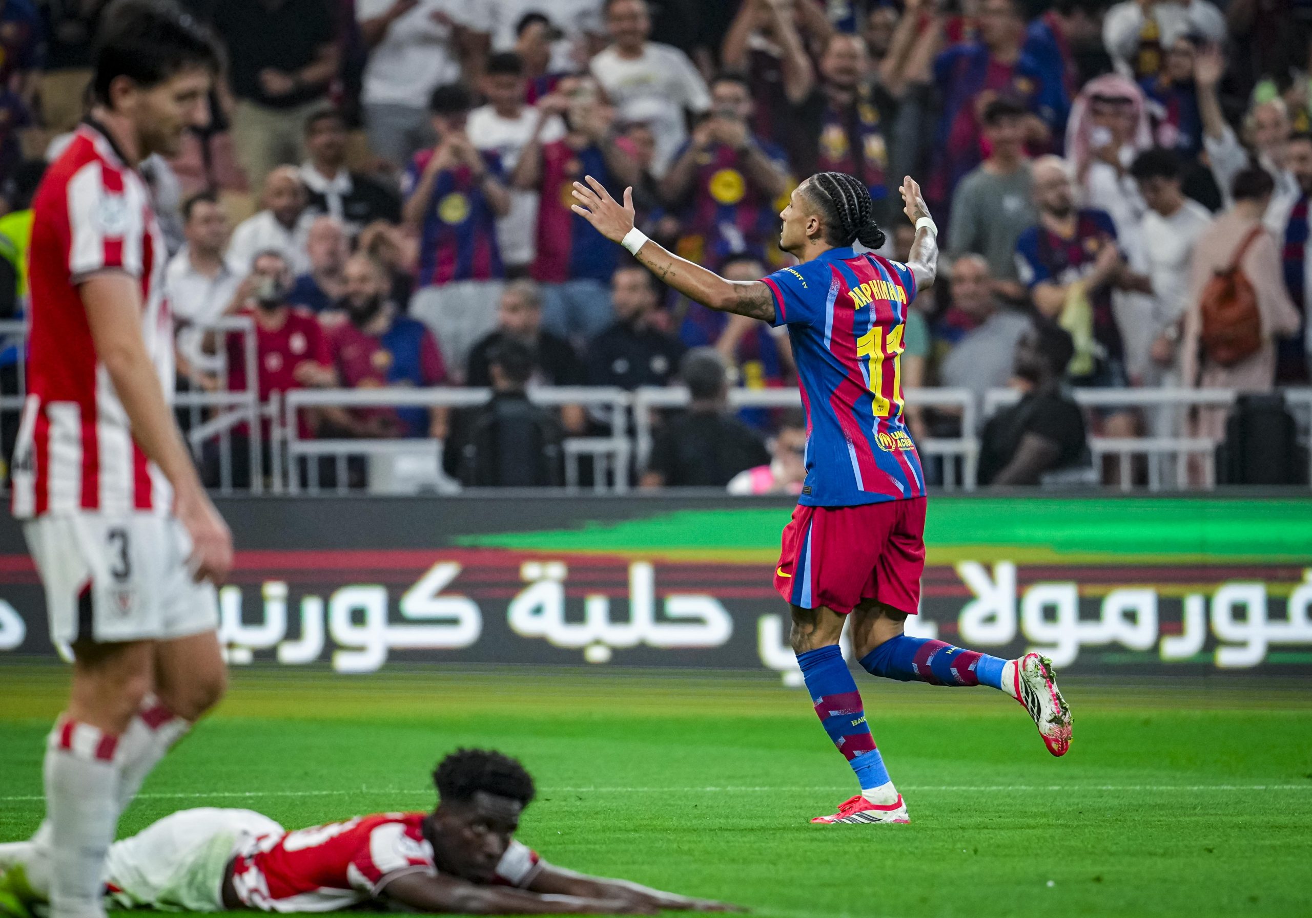 Supercopa de España: Barcelona Arrasa al Athletic Club 5-0 en Semifinales y Afianza su Dominio Supercopa de España: Barcelona Arrasa al Athletic Club 5-0 en Semifinales y Afianza su Dominio