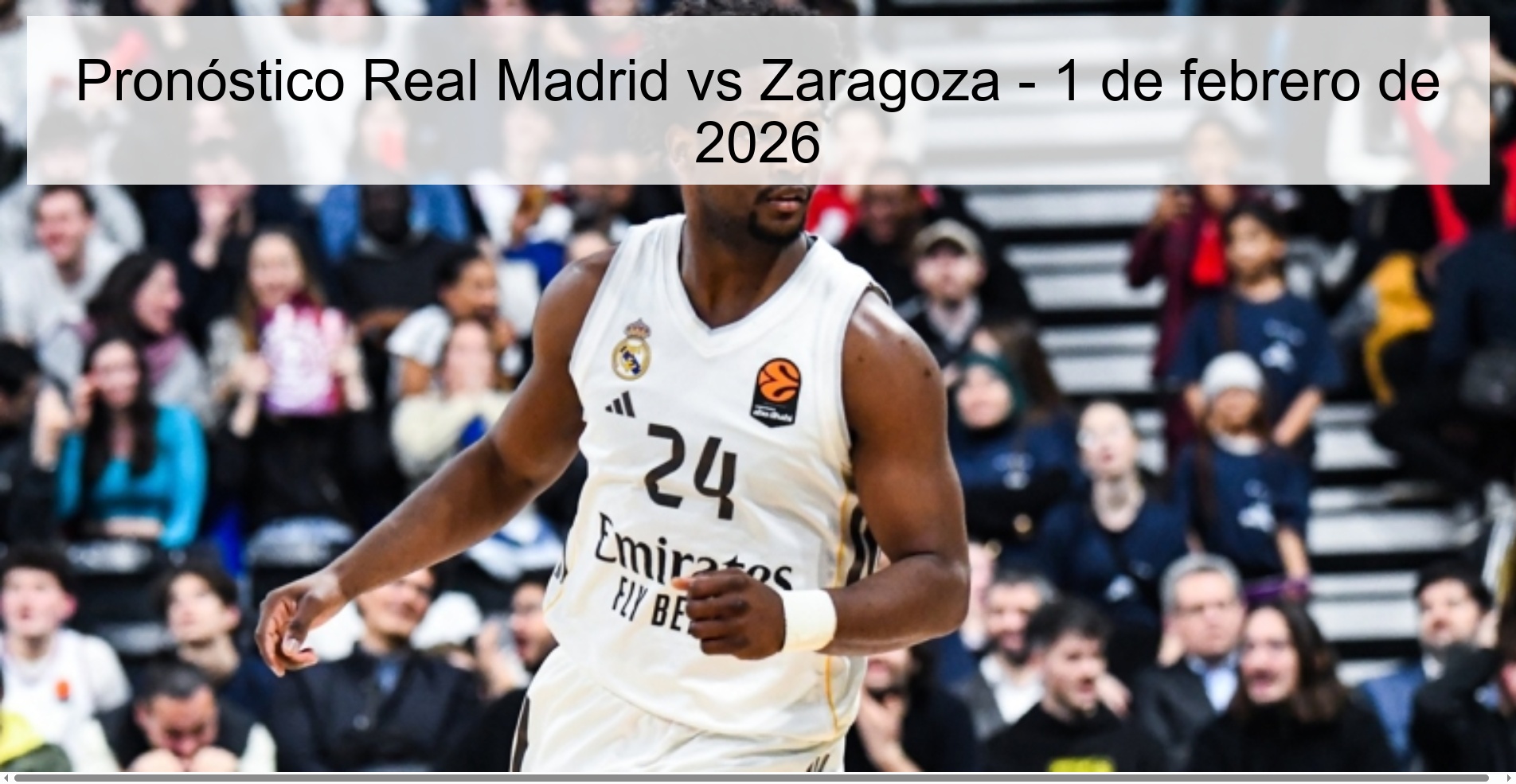 Real Madrid vs Zaragoza Prediction - February 1, 2026