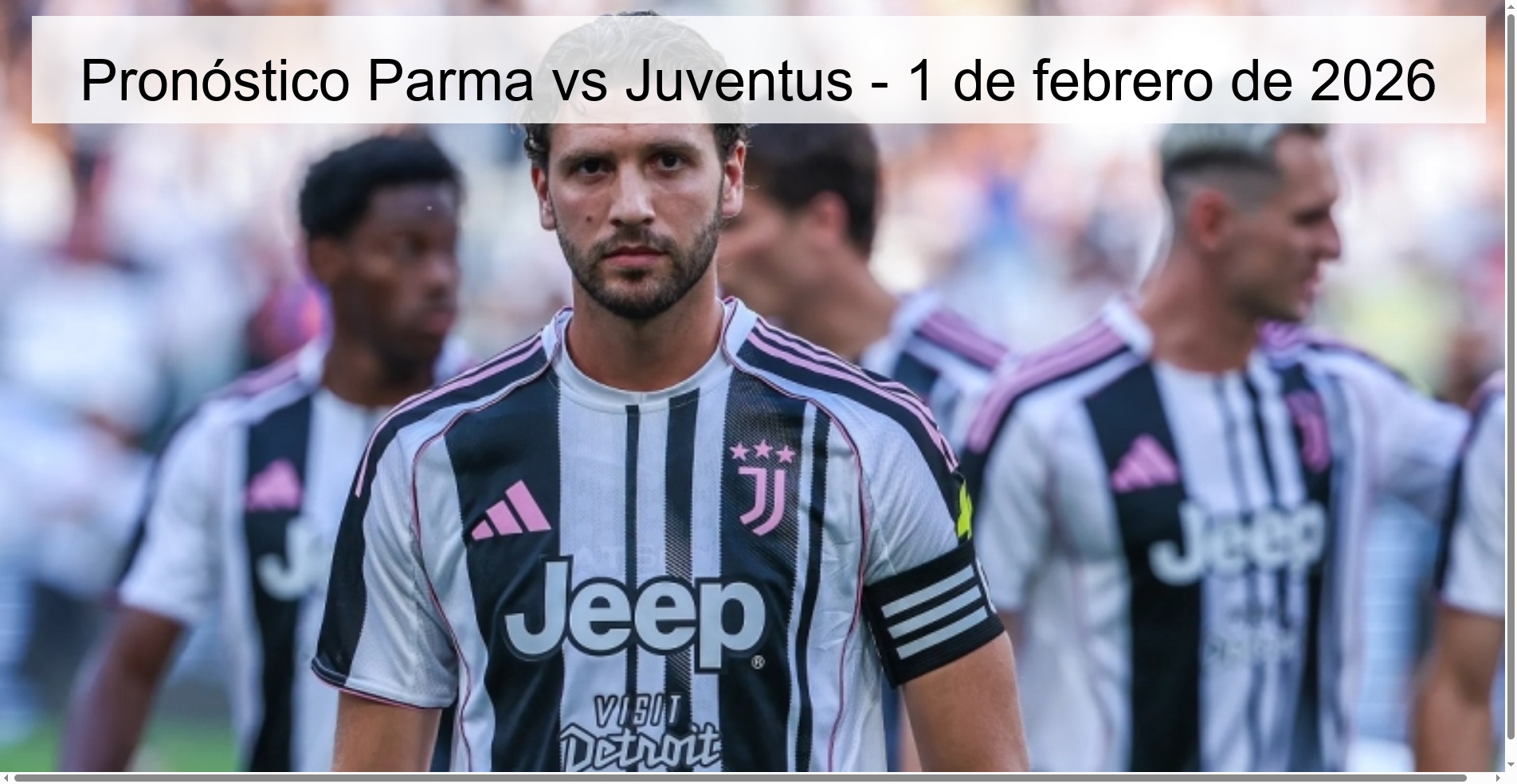 Parma vs Juventus Prediction – February 1, 2026