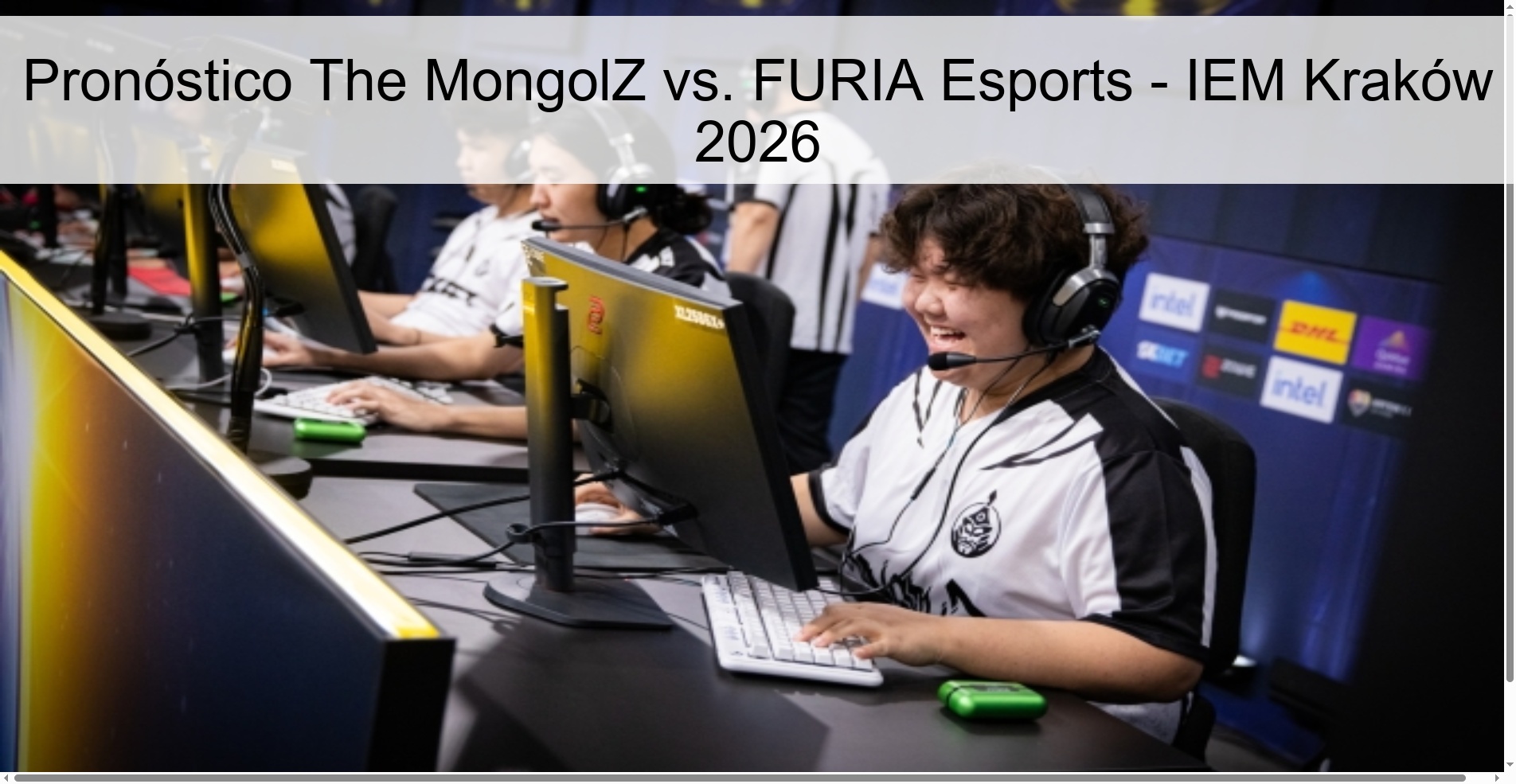 Prediction The MongolZ vs. FURIA Esports - IEM Kraków 2026