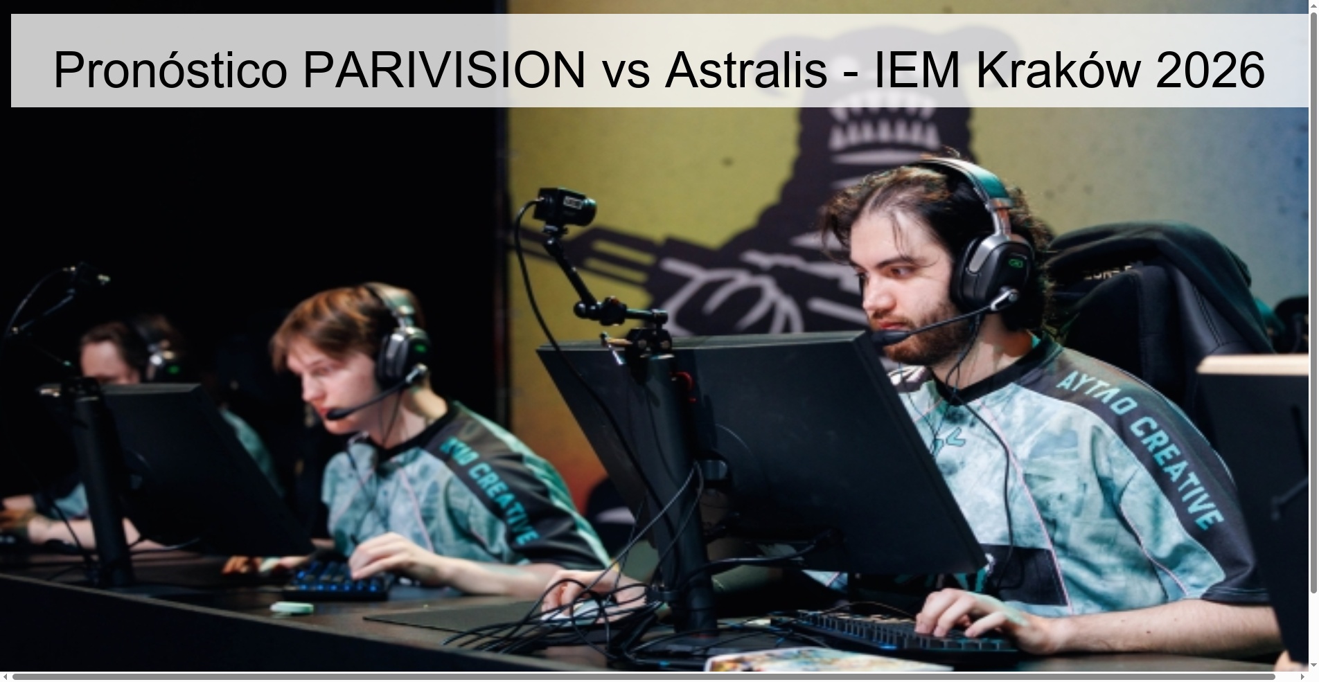 PARIVISION vs Astralis Prediction - IEM Kraków 2026