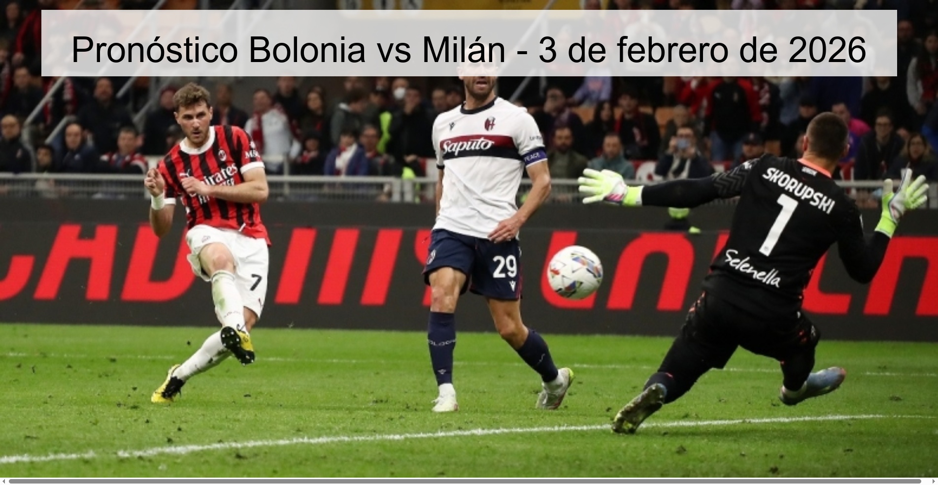 Bologna vs Milan Prediction – February 3, 2026