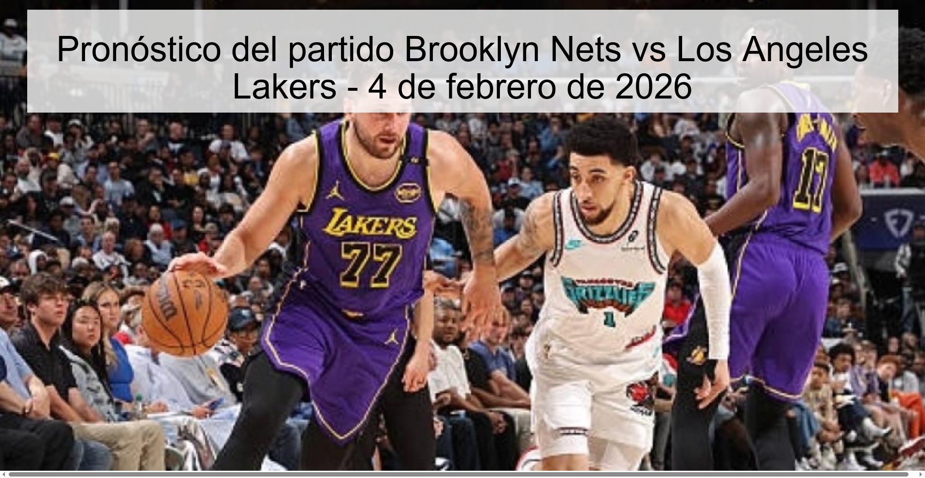 Brooklyn Nets vs Los Angeles Lakers Prediction – February 4, 2026