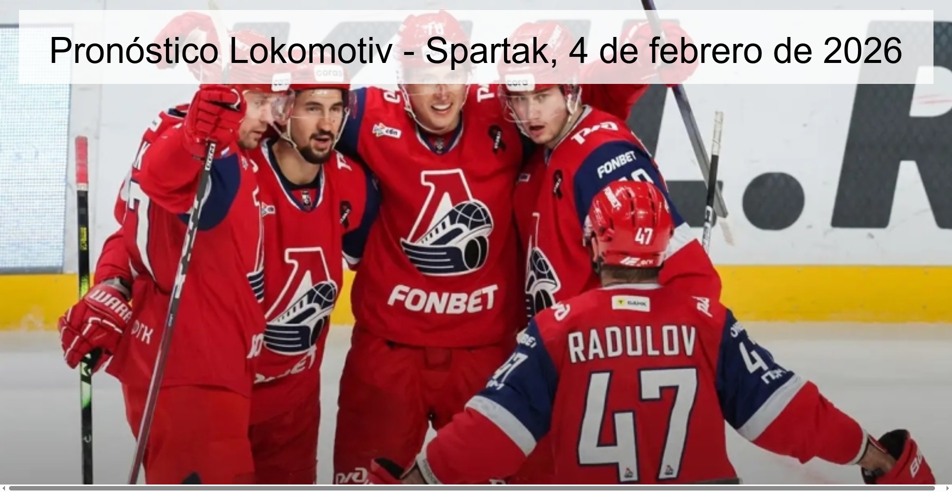 Pronóstico Lokomotiv - Spartak, 4 de febrero de 2026